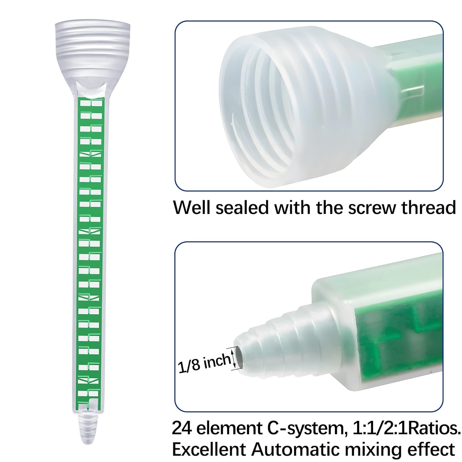 Epoxy Mixing Nozzles 10 PCS 1112 Ratio Cartridge Tips