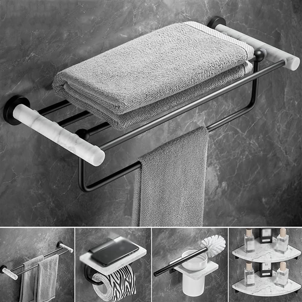 ANNBKA Luxury Marble Towel Rack Set 1