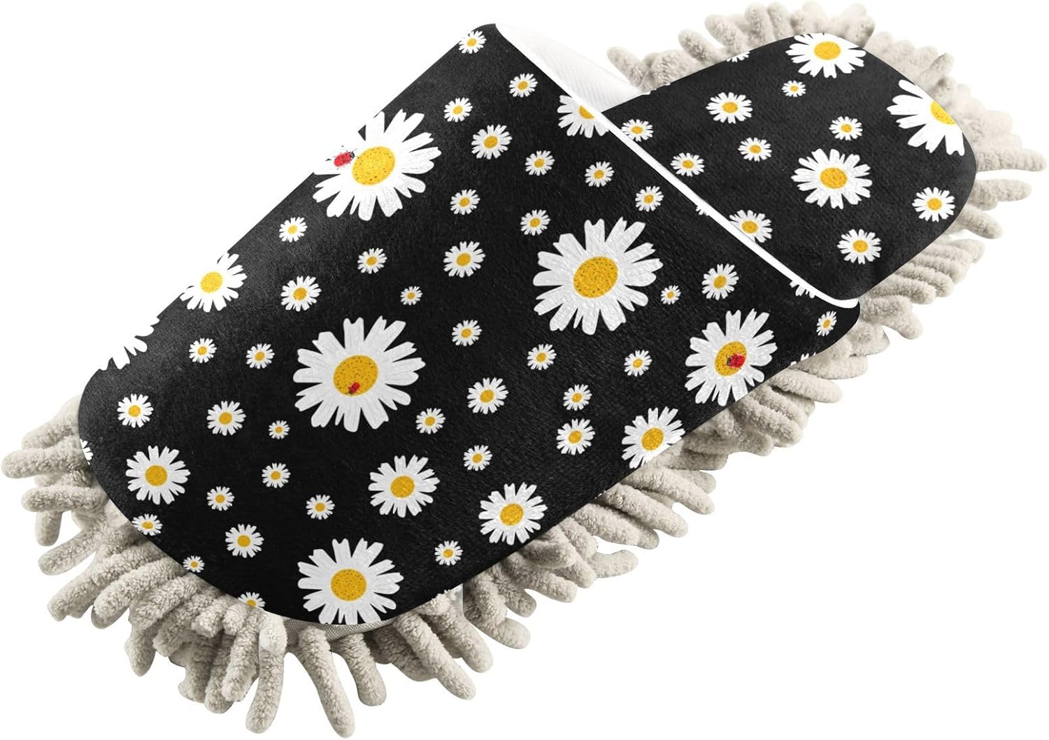 Sinestour Ditsy Floral Microfiber Mop Slippers