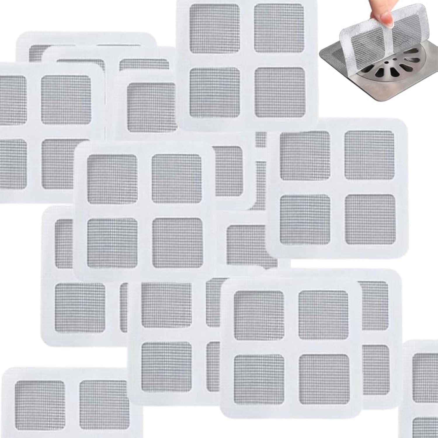 Lusebiy 20PCS Disposable Shower Hair Catcher 1