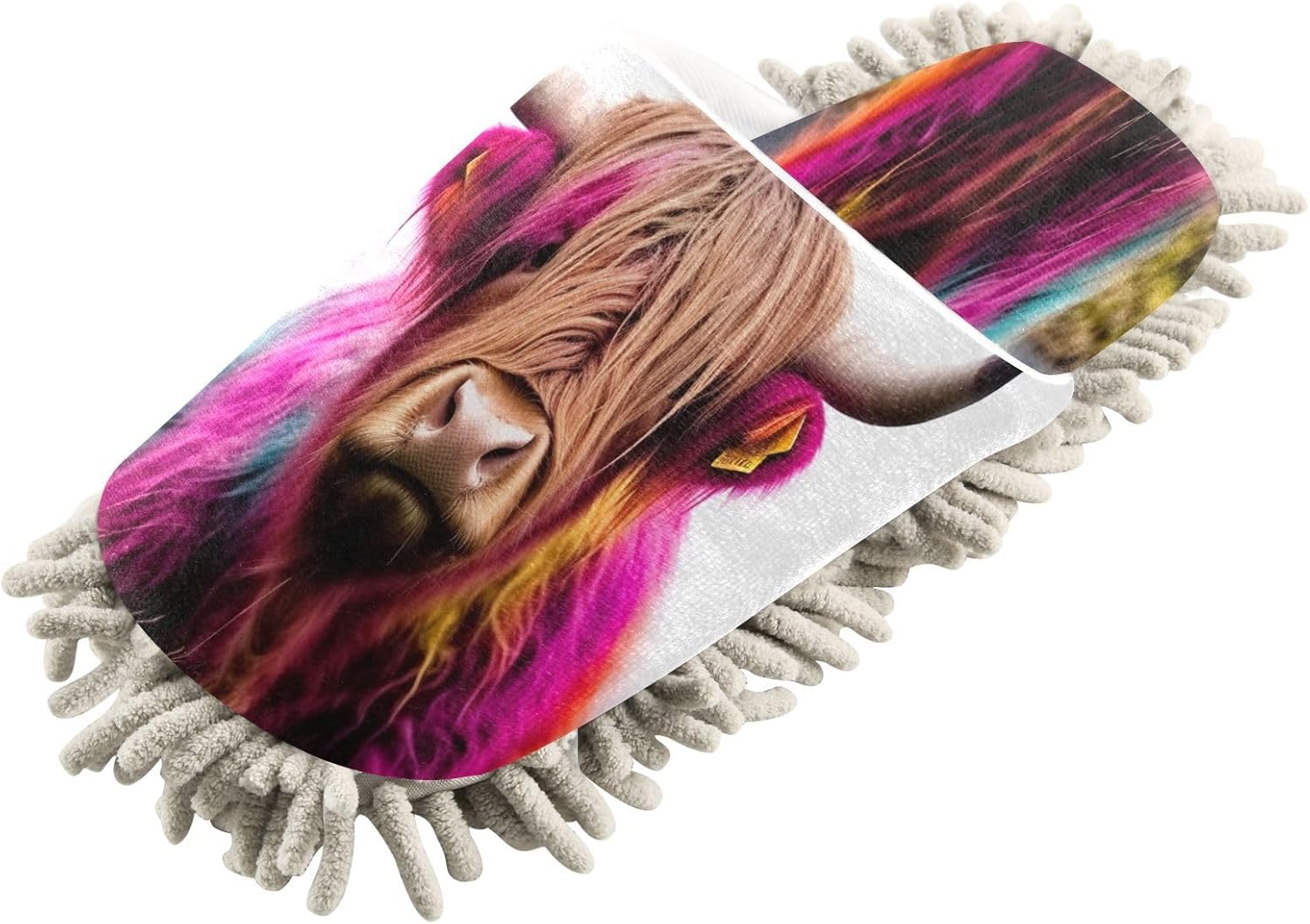 Zhirexin Colored Mopping Slippers Microfiber