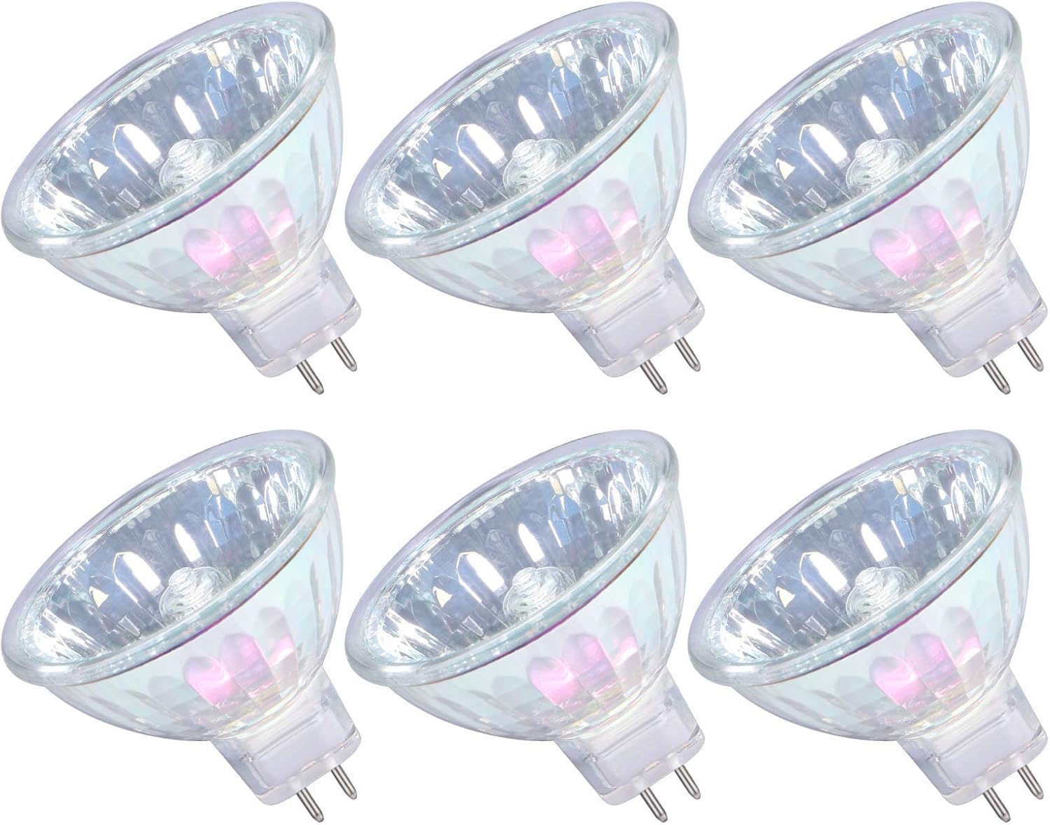 GMY 50W 12V MR16 Halogen Bulbs 6 Pack
