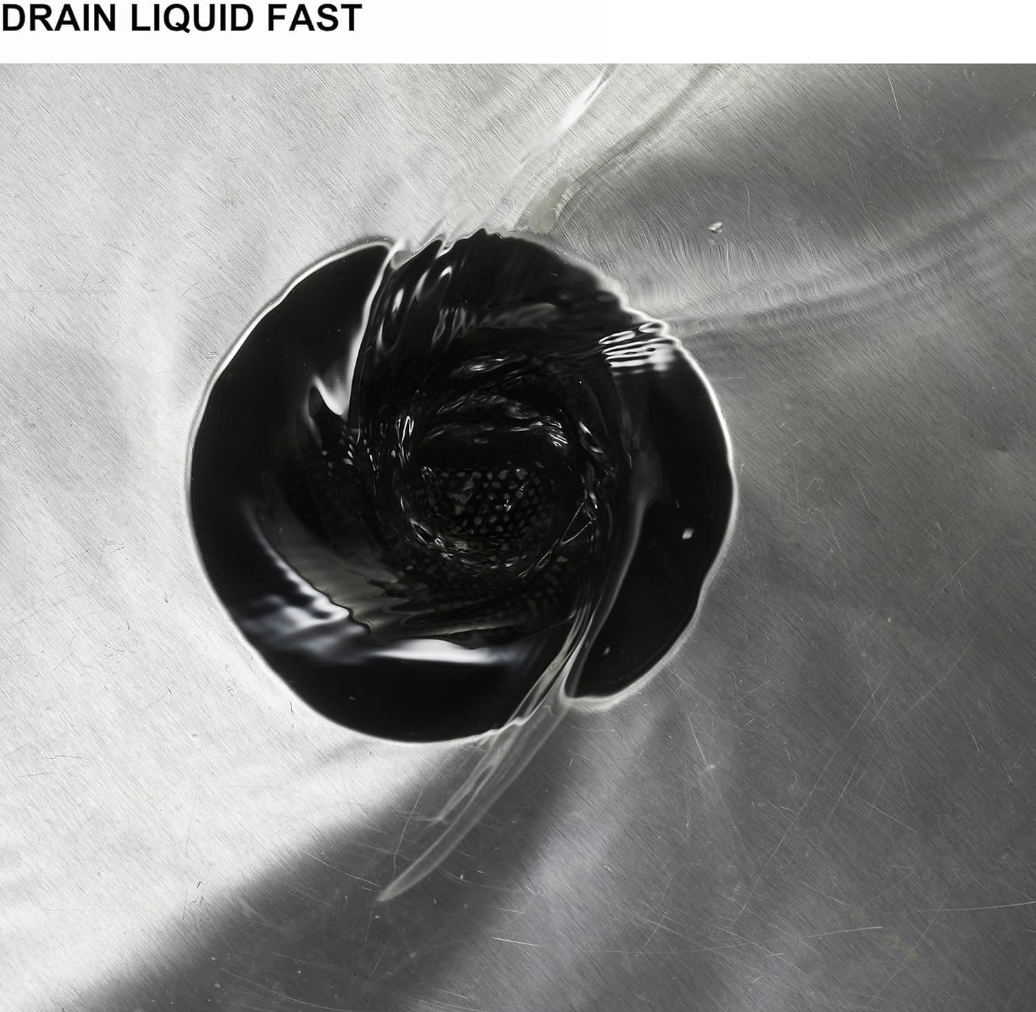 LASSHSWA 2 PCS Matte Black Sink Strainer with Large Rim
