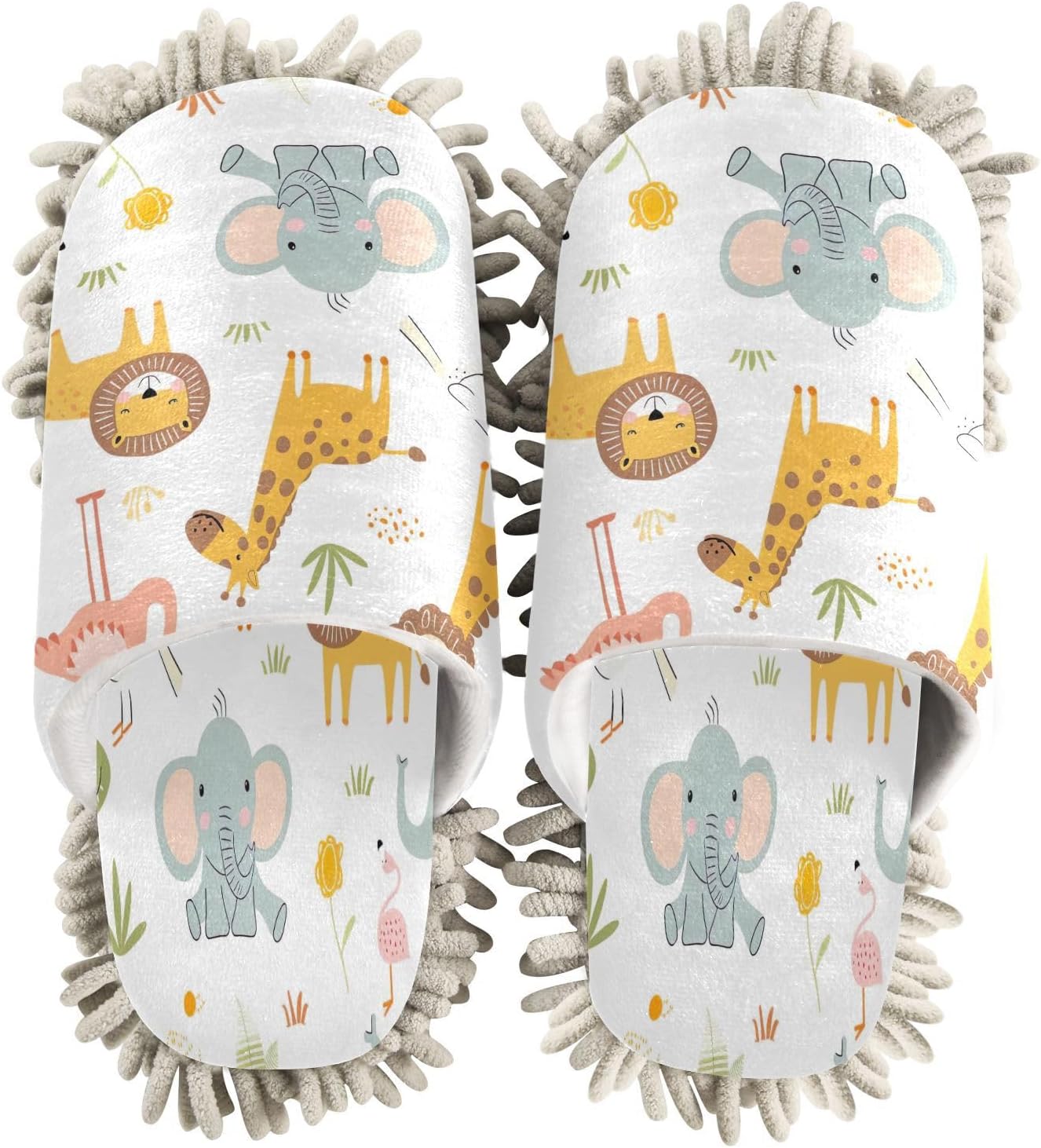Zhirexin Microfiber Mop Slippers for Men Women 1