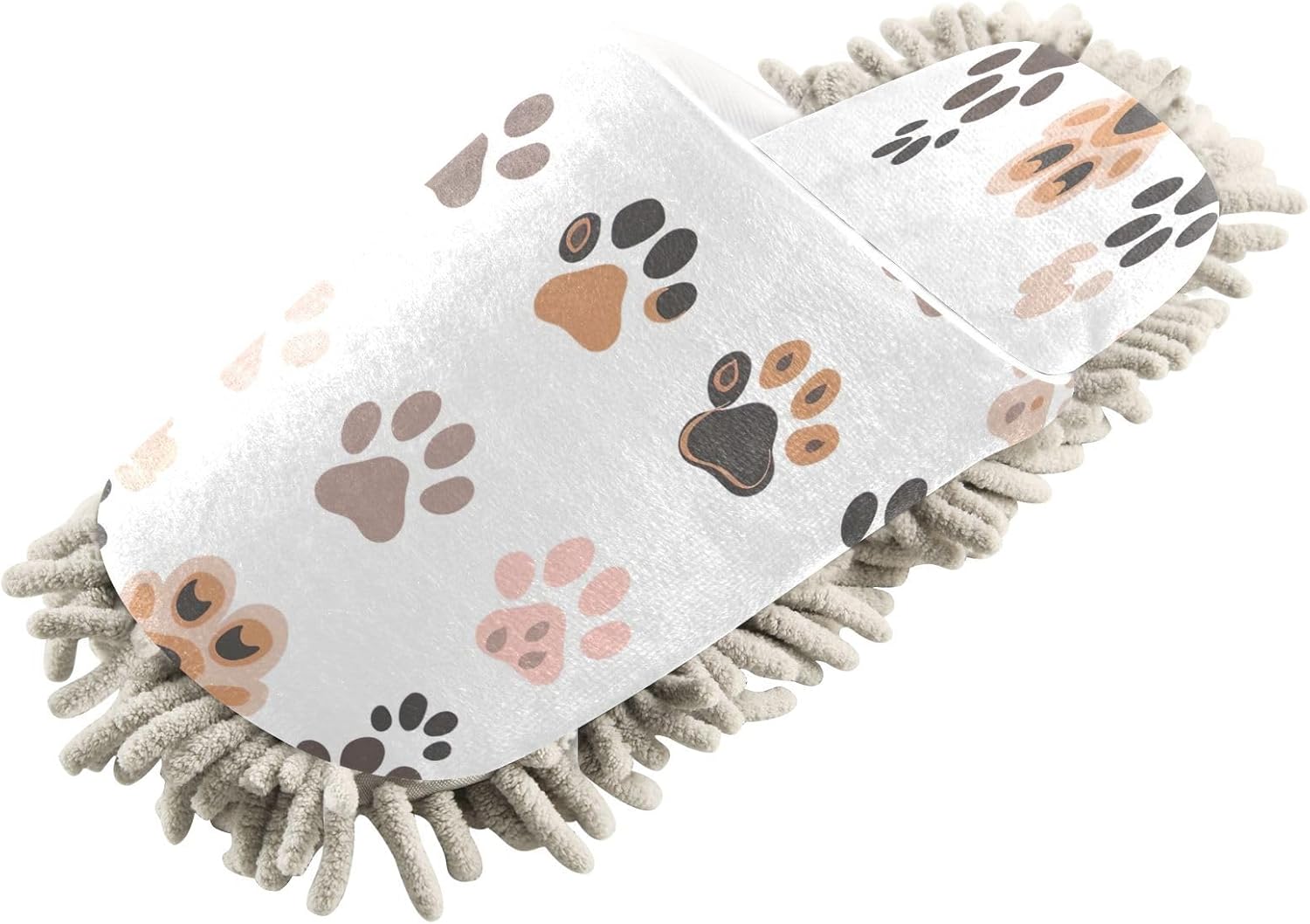 Zhirexin Colorful Cat Paws Cleaning Slippers
