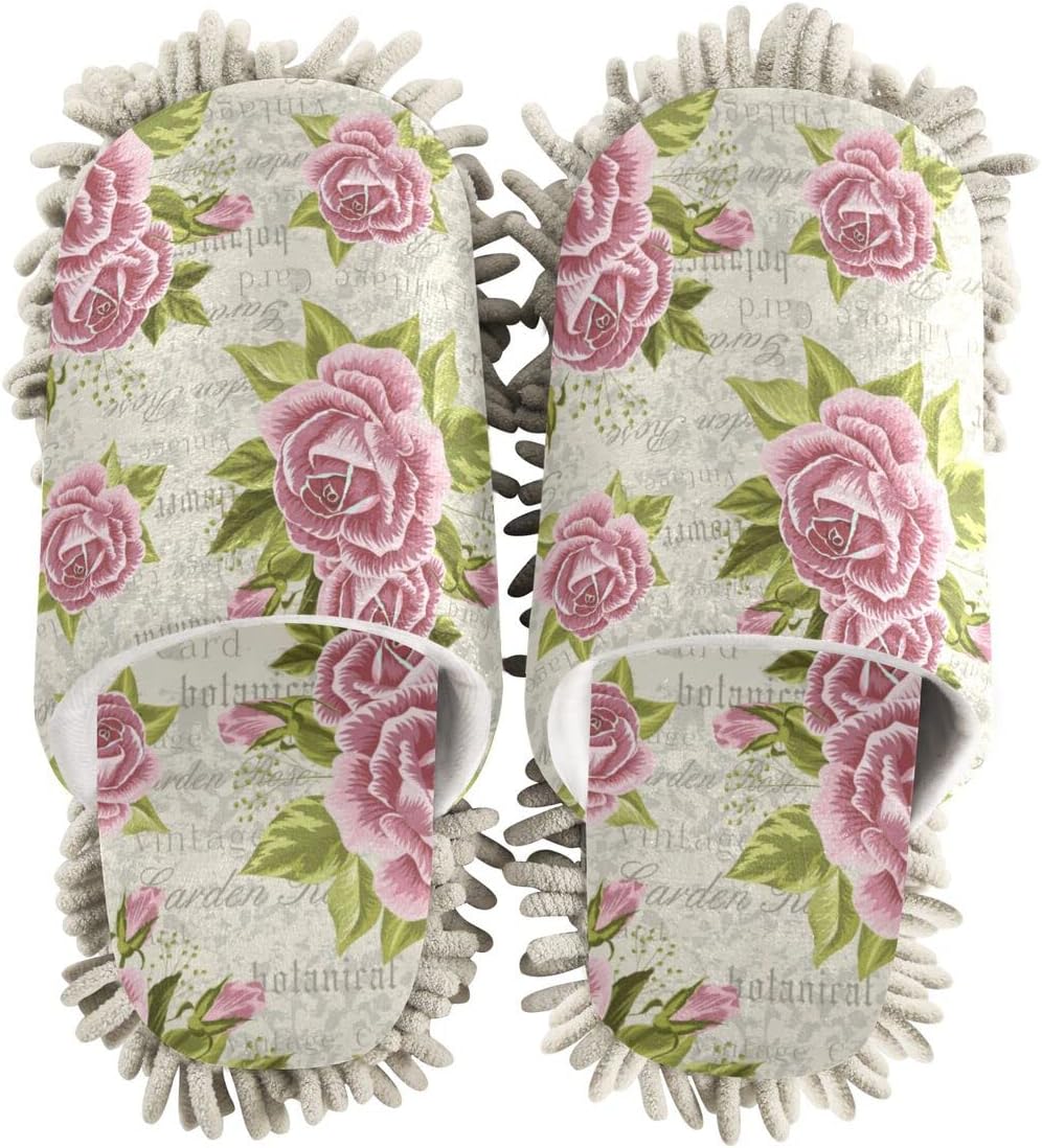 DOMIKING Mop Slippers for Floor Cleaning