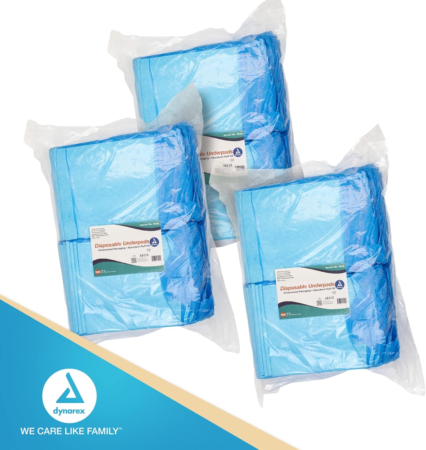 Dynarex Disposable Underpads 23x24 1 Case of 200