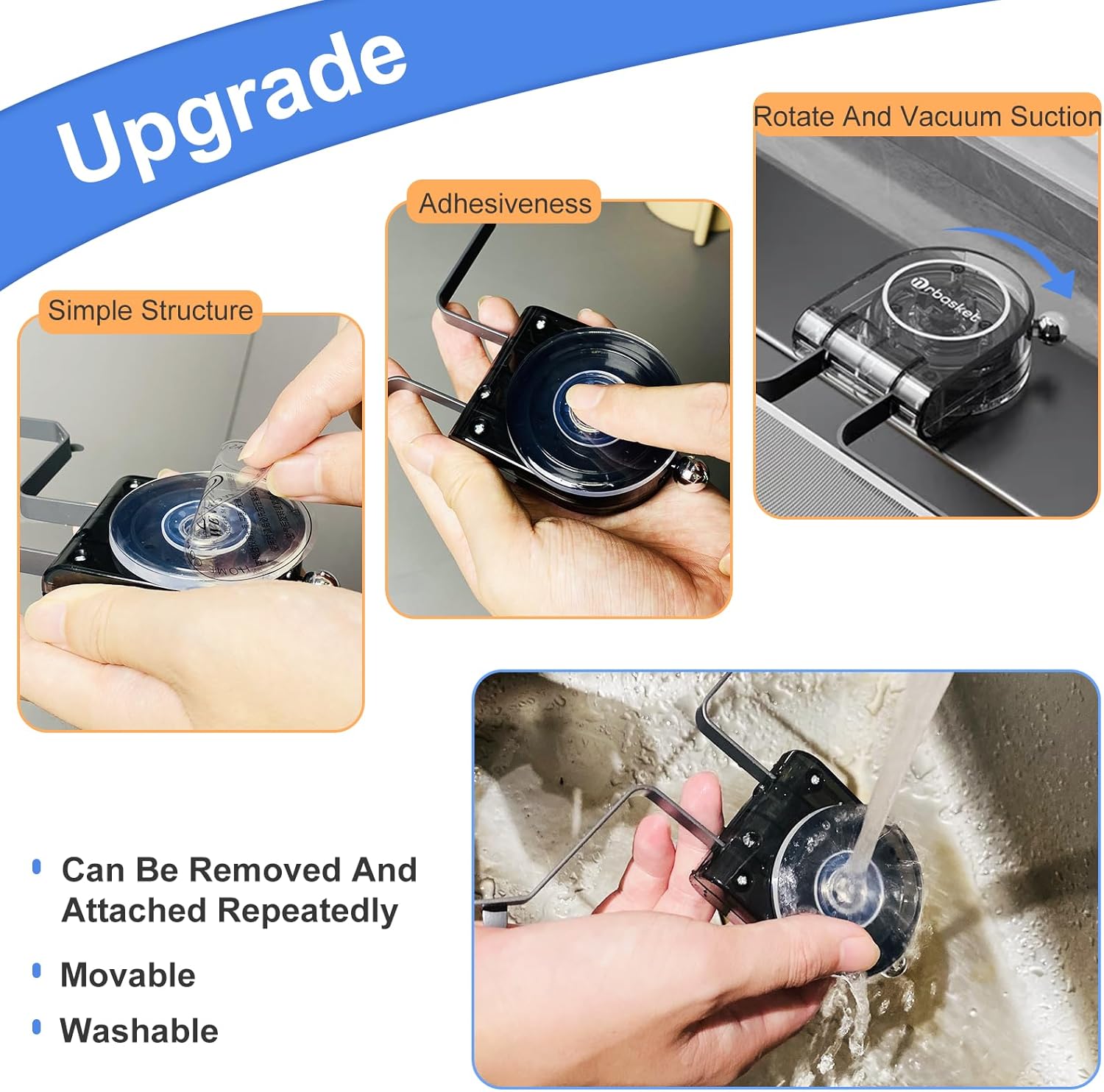 Mamakura Suction Sink Drain Strainer with Ball Design