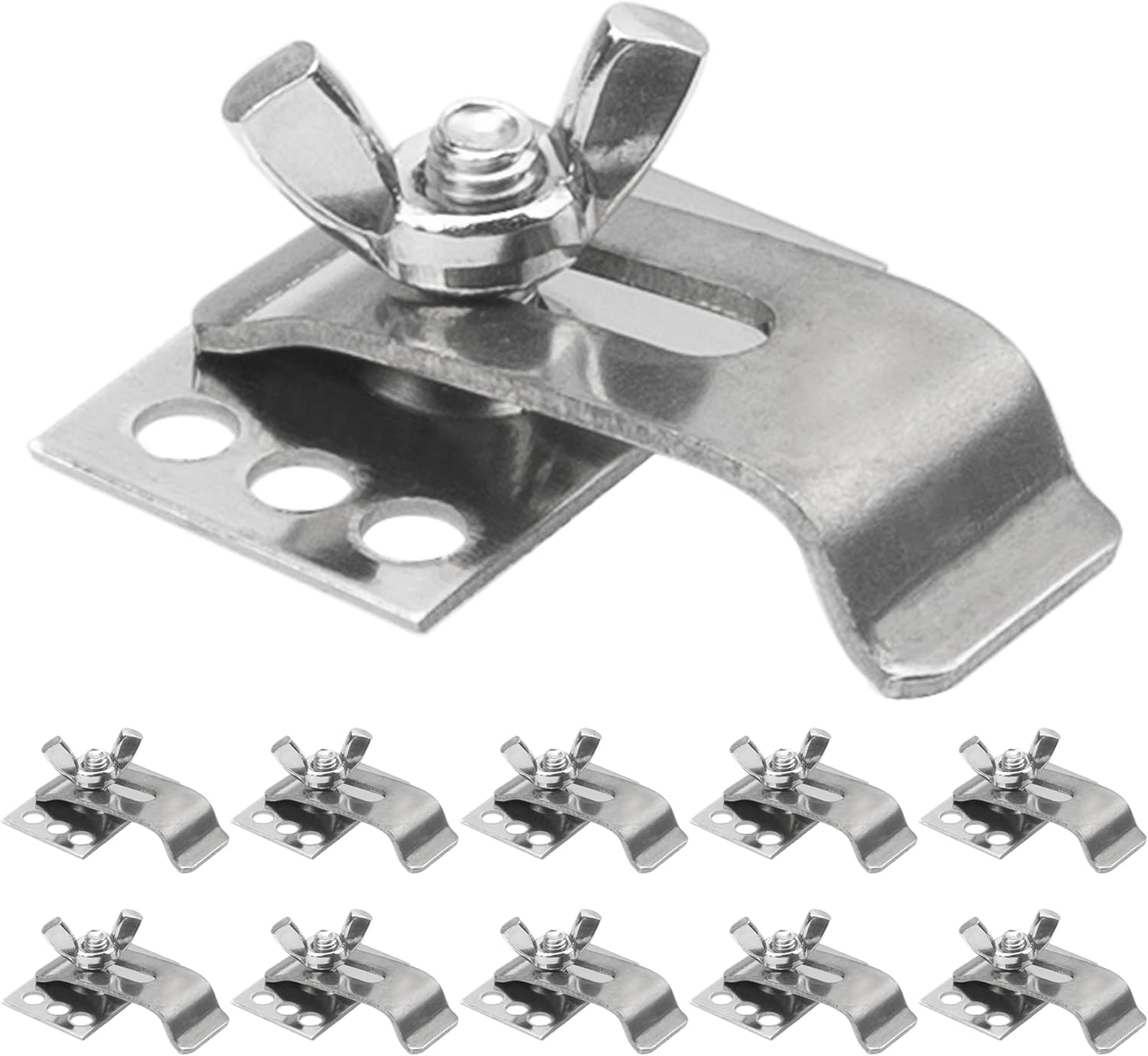 10Pcs 304 Stainless Steel Sink Clips Kit for Undermount Installation