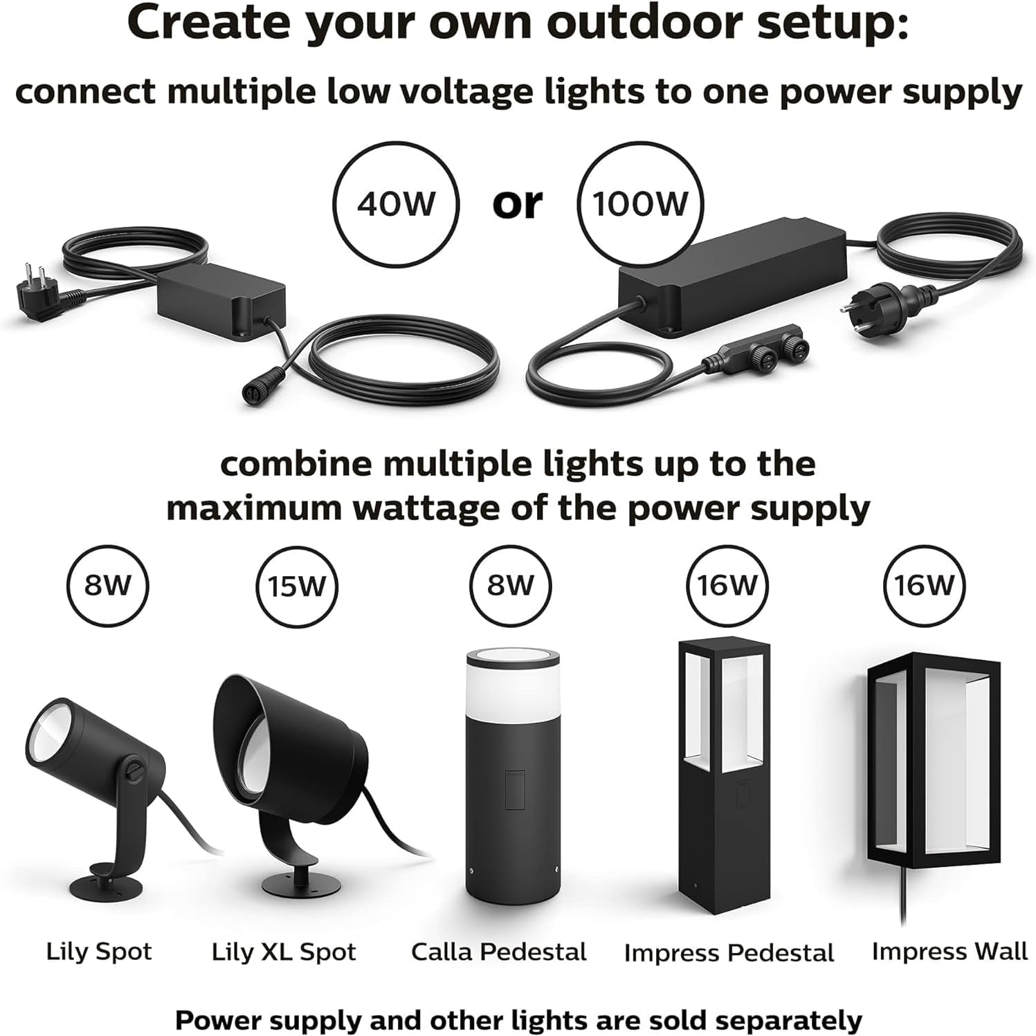 Philips Hue Econic Outdoor Pathway Light - 1 Pack