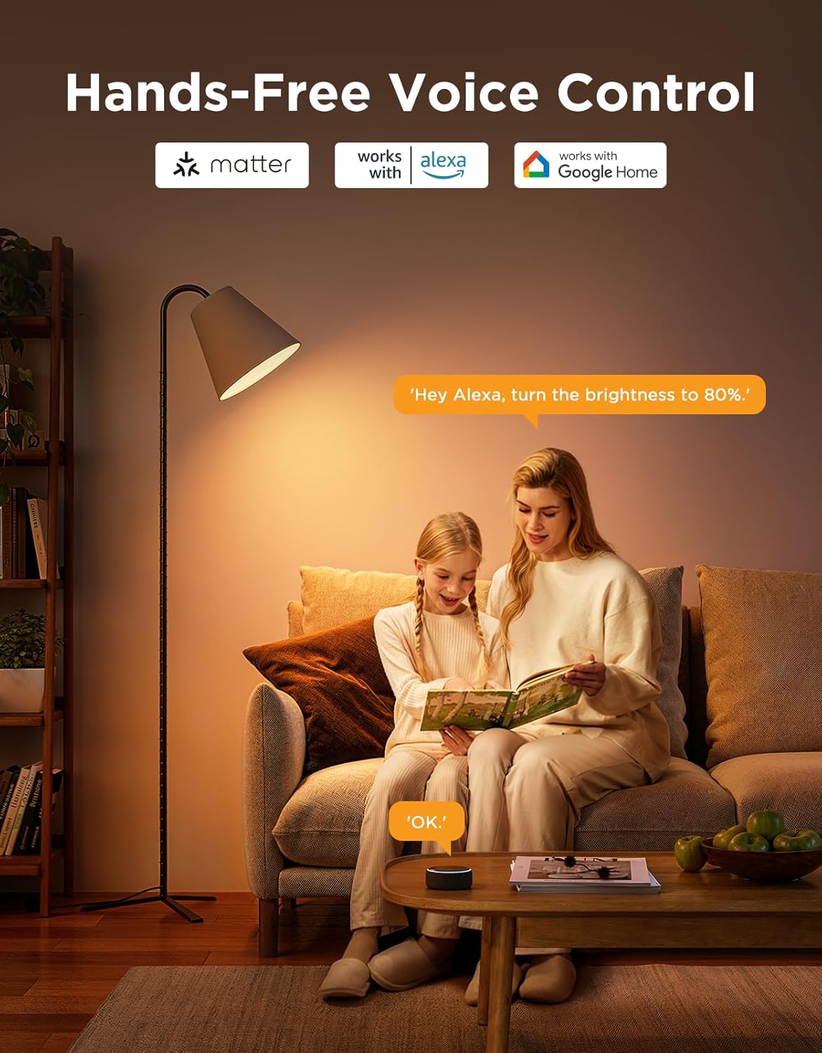 Govee BR30 Smart Bulbs 4 Pack Matter Alexa Google Assistant Compatible