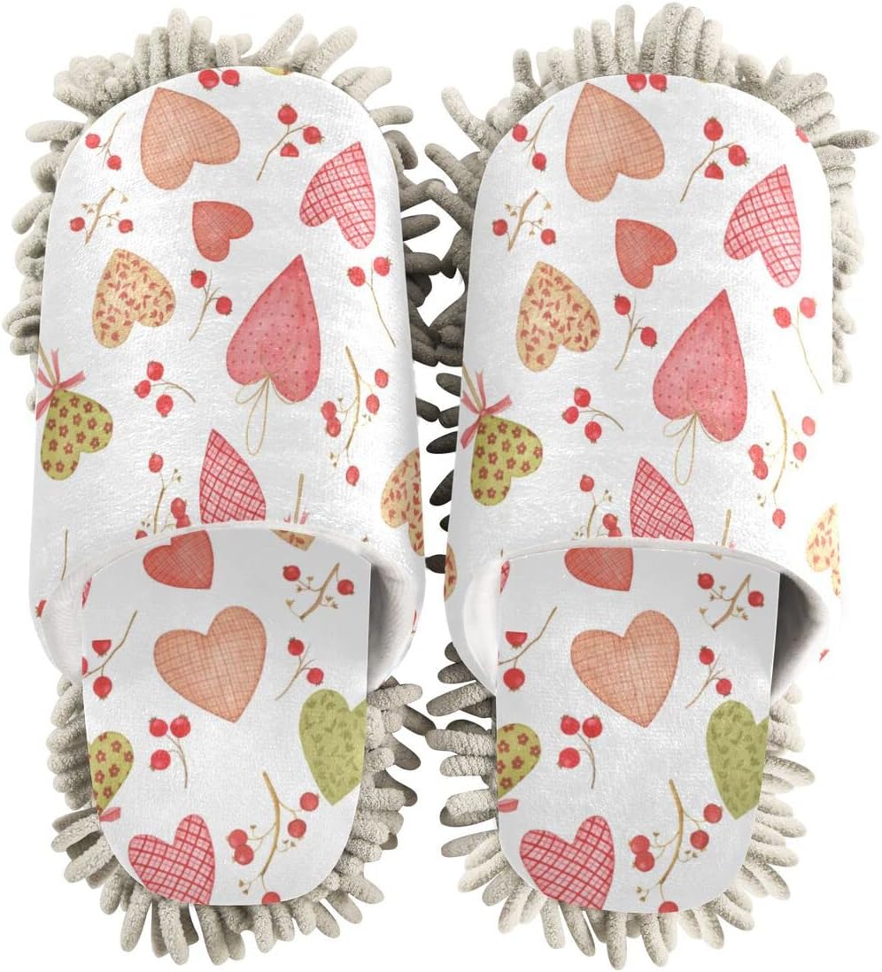 DOMIKING Mopping Slippers with Microfiber Sole 1