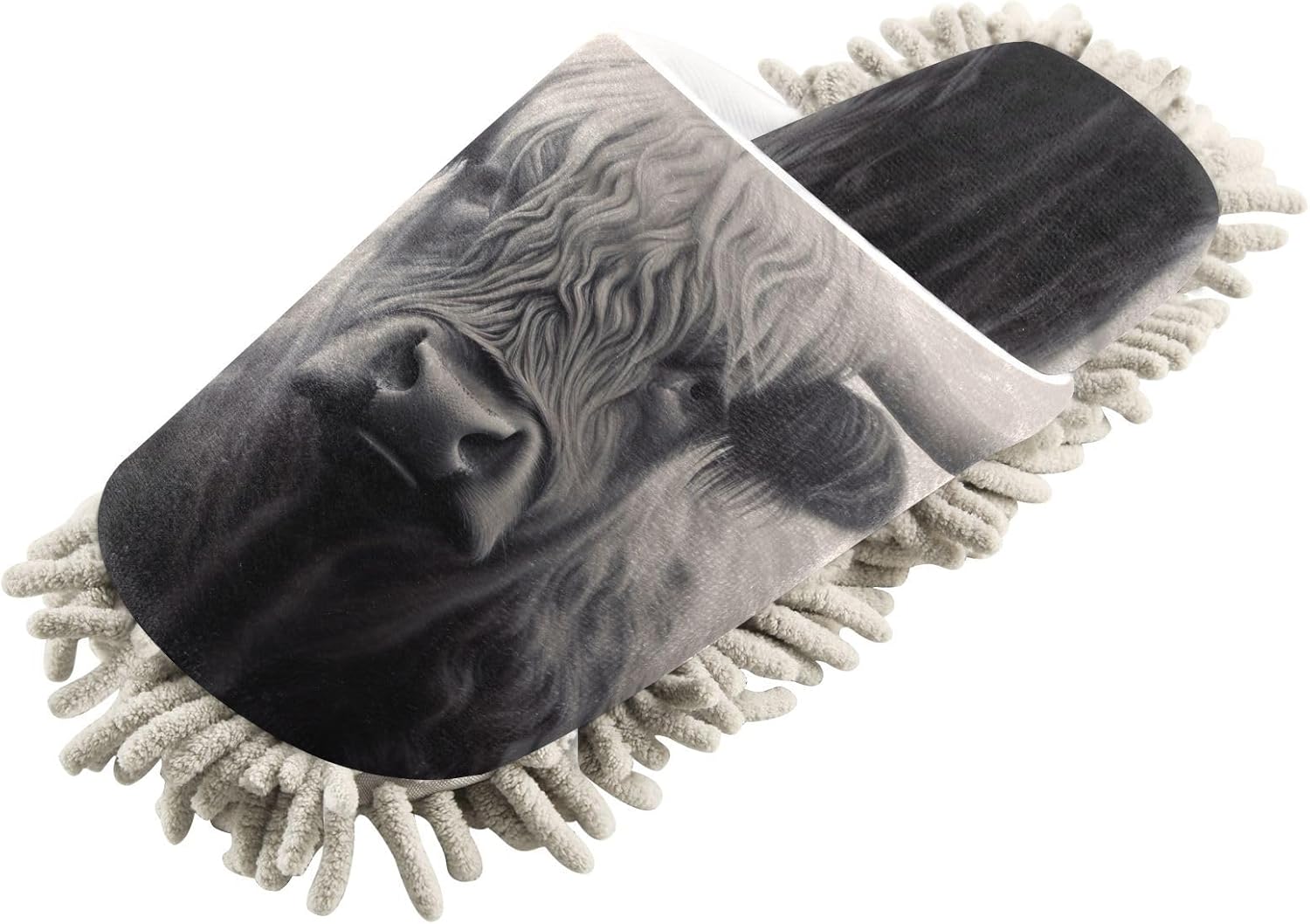 Zhirexin Comfortable Microfiber Mop Slippers for Men Women