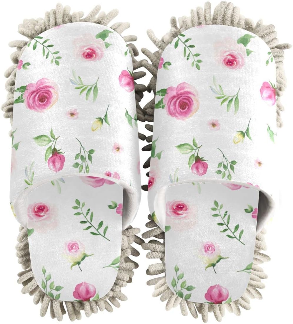 DOMIKING Mopping Slippers for Women and Men
