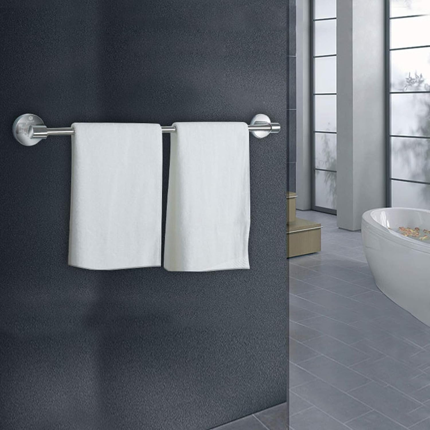 Stainless Steel Wall Mounted Towel Bar with 17 Sizes Options