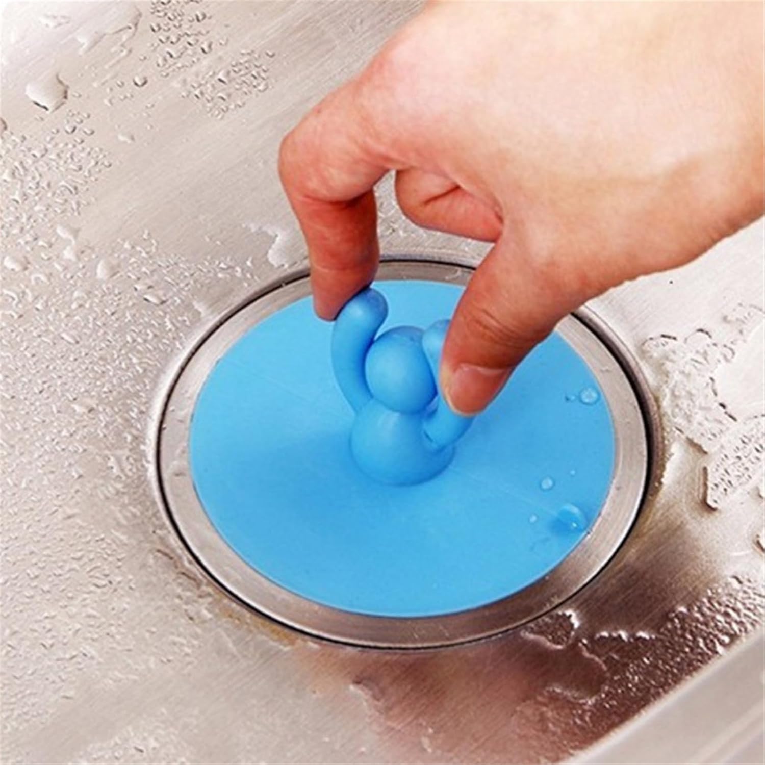 Fuhiueos Shower Drain Cover Food Grade Silicone 1