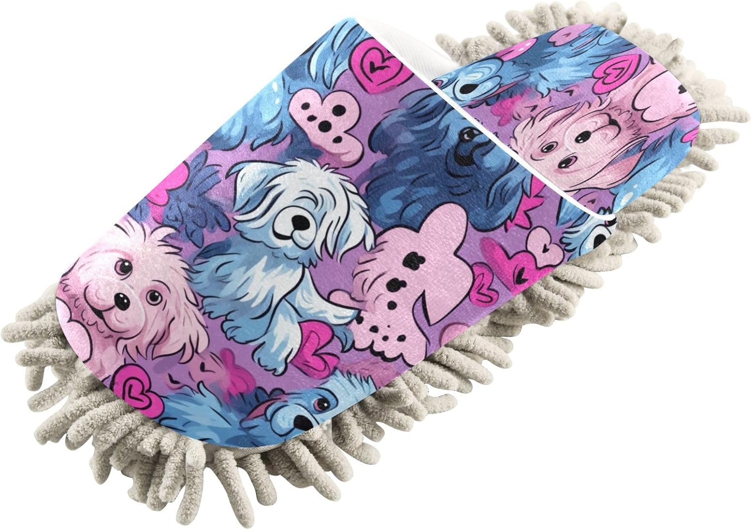 Zhirexin Mop Slippers for Home Cleaning with Microfiber Comfort