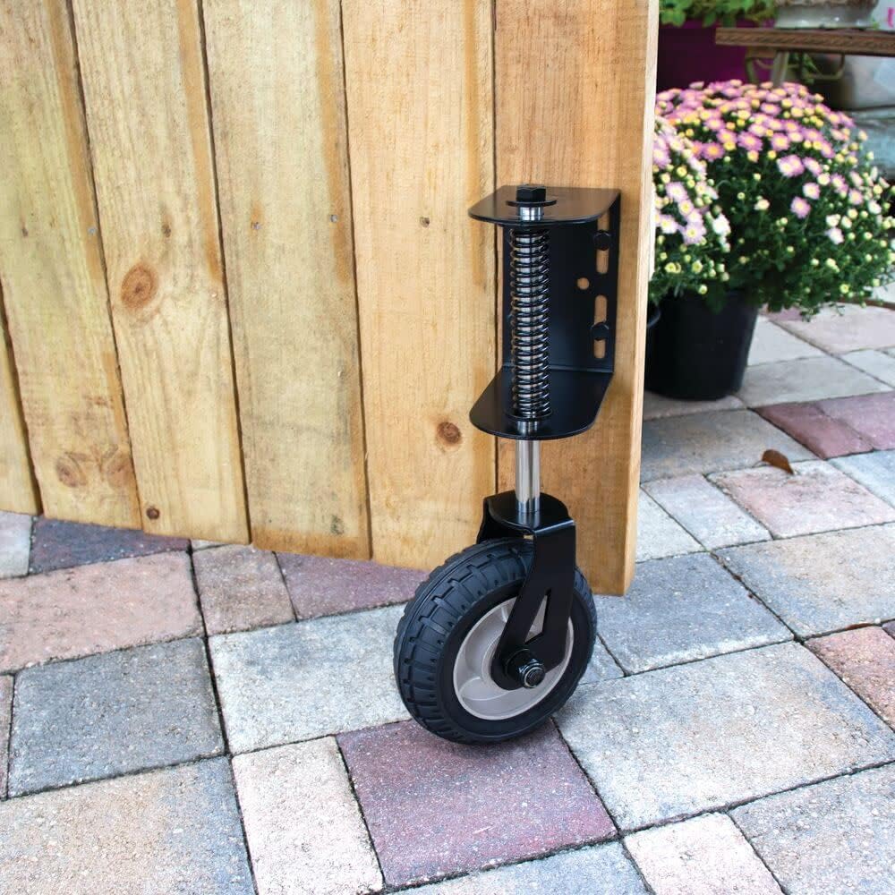Barrette Outdoor Living 73044963 Heavy-Duty Gate Wheel Black