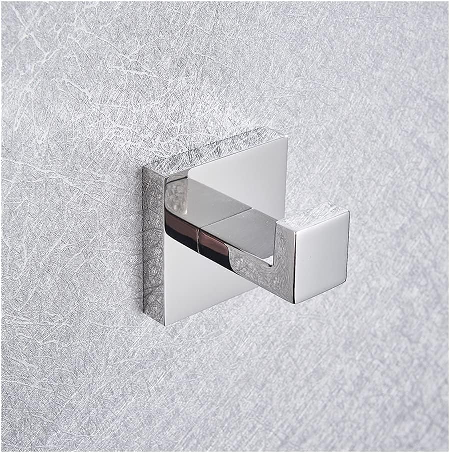 ANNBKA Chrome Towel Rail Wall Mounted Towel Holder Set 1