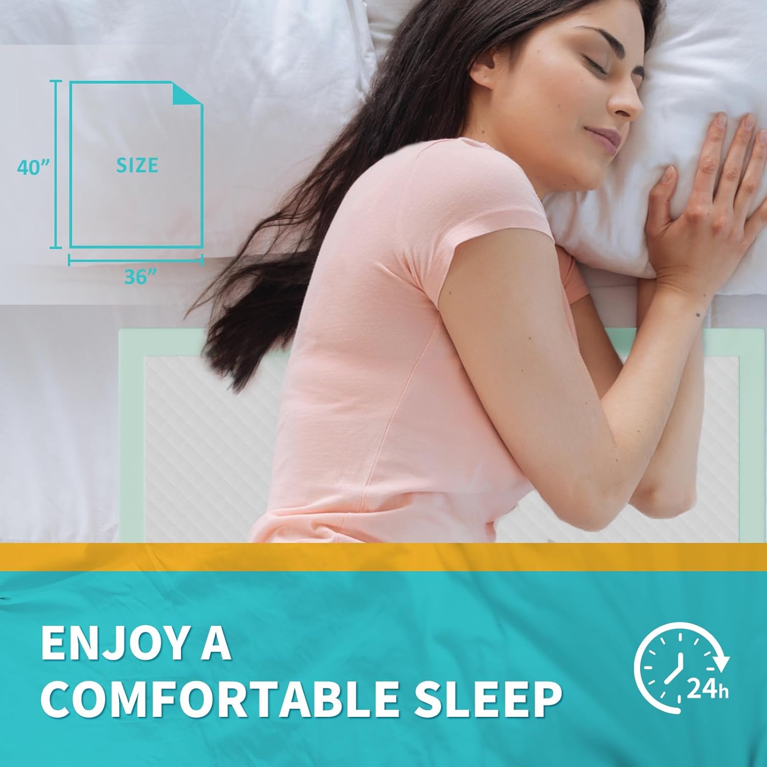 MILDPLUS Extra Large Disposable Bed Pads 40X36