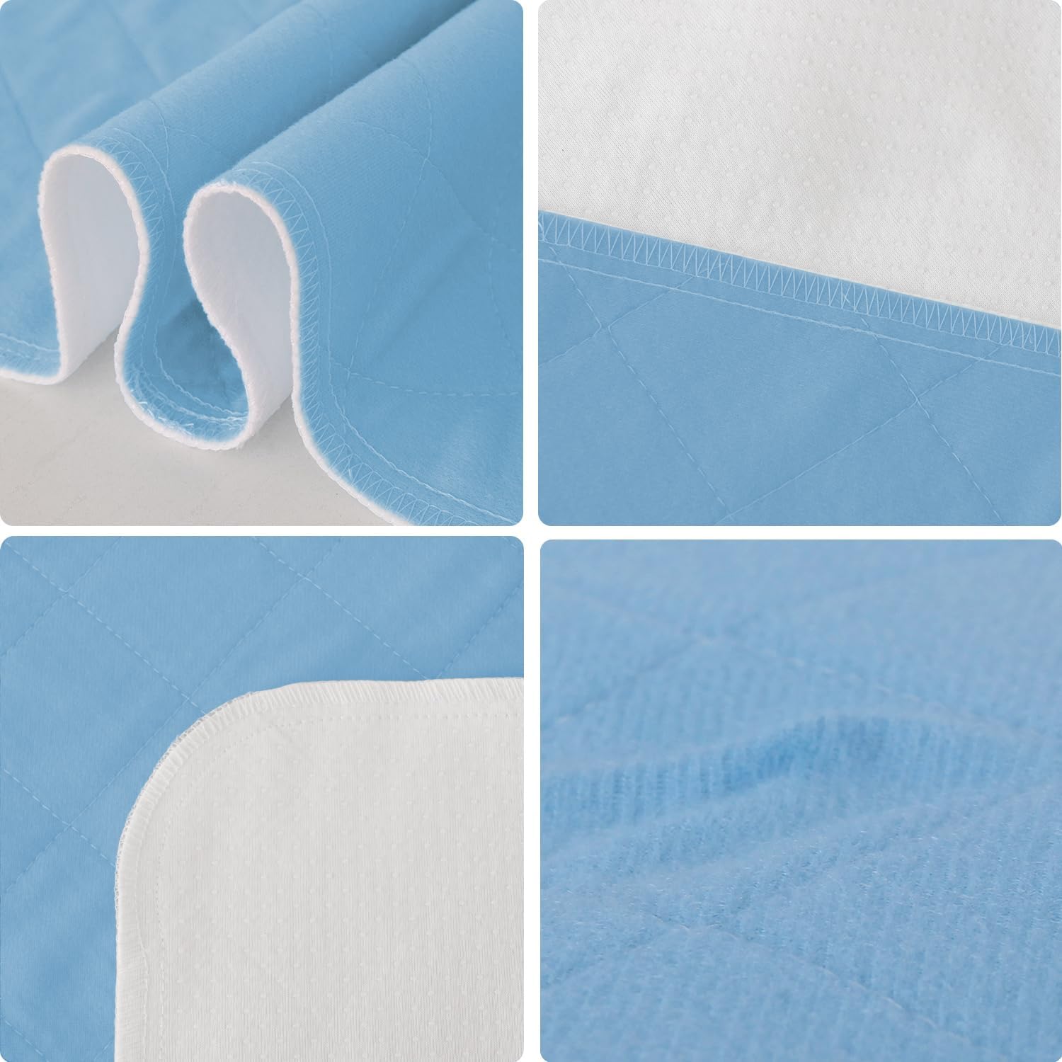 Springspirit Reusable Waterproof Bed Pads 34x36 2 Pack