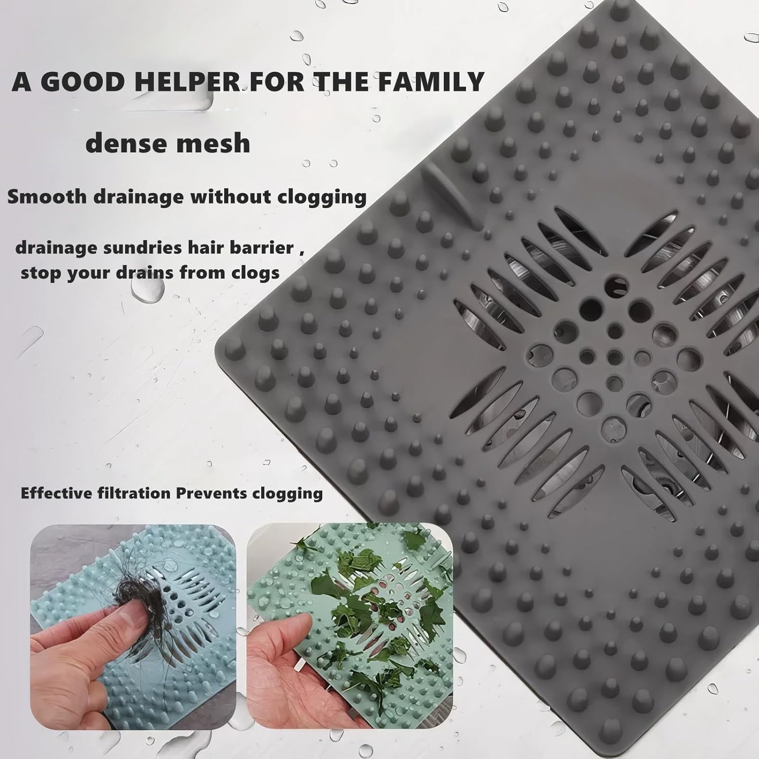 4 Pack Hair Catcher for Sink Shower Bathtub Drain