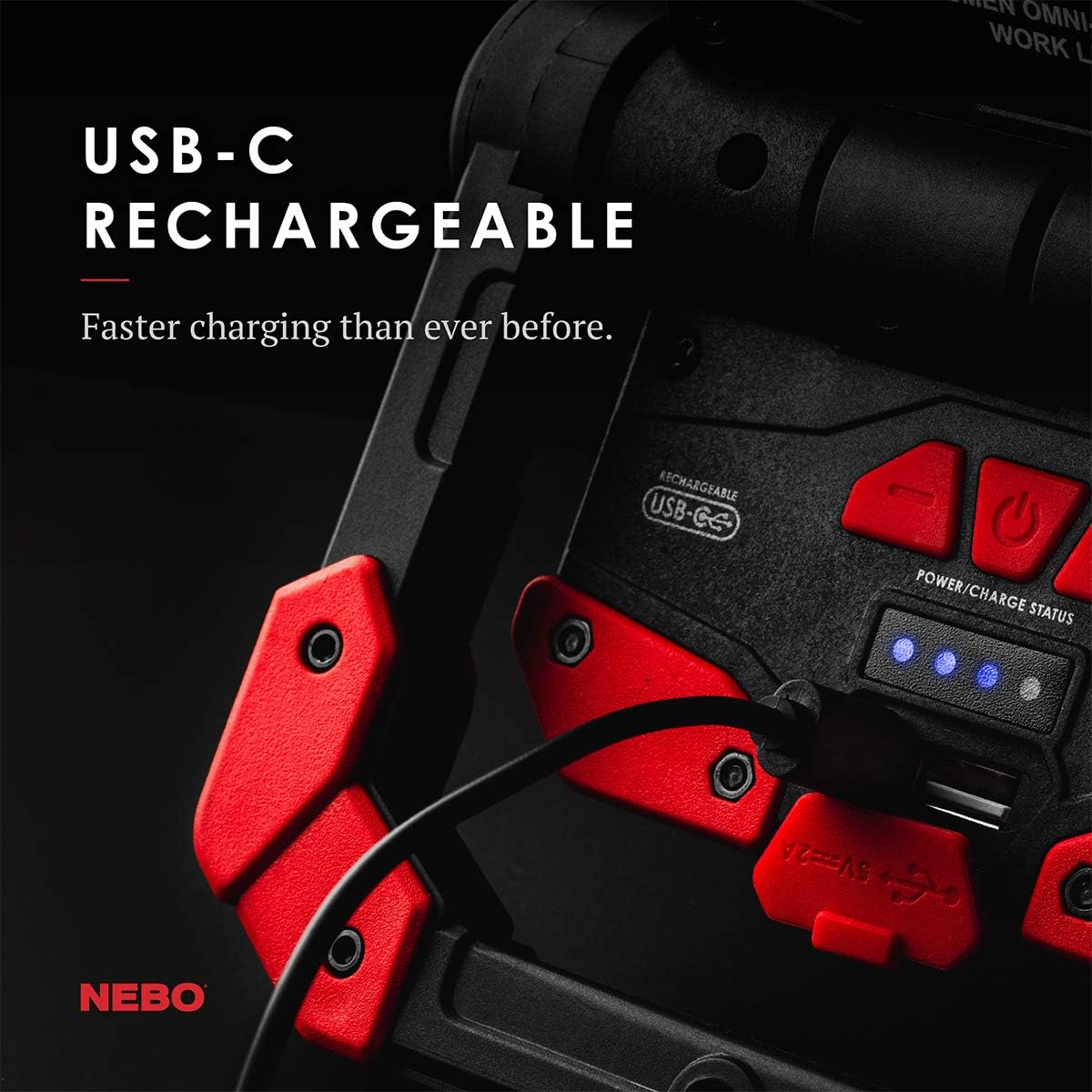 NEBO OMNI 2K Work Light with USB Power Bank