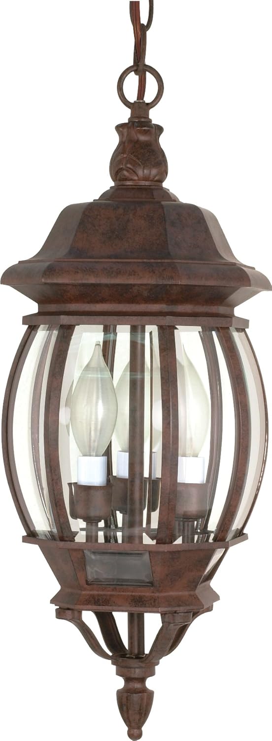 Nuvo 60895 3 Light Hanging Wall Lantern BronzeDark