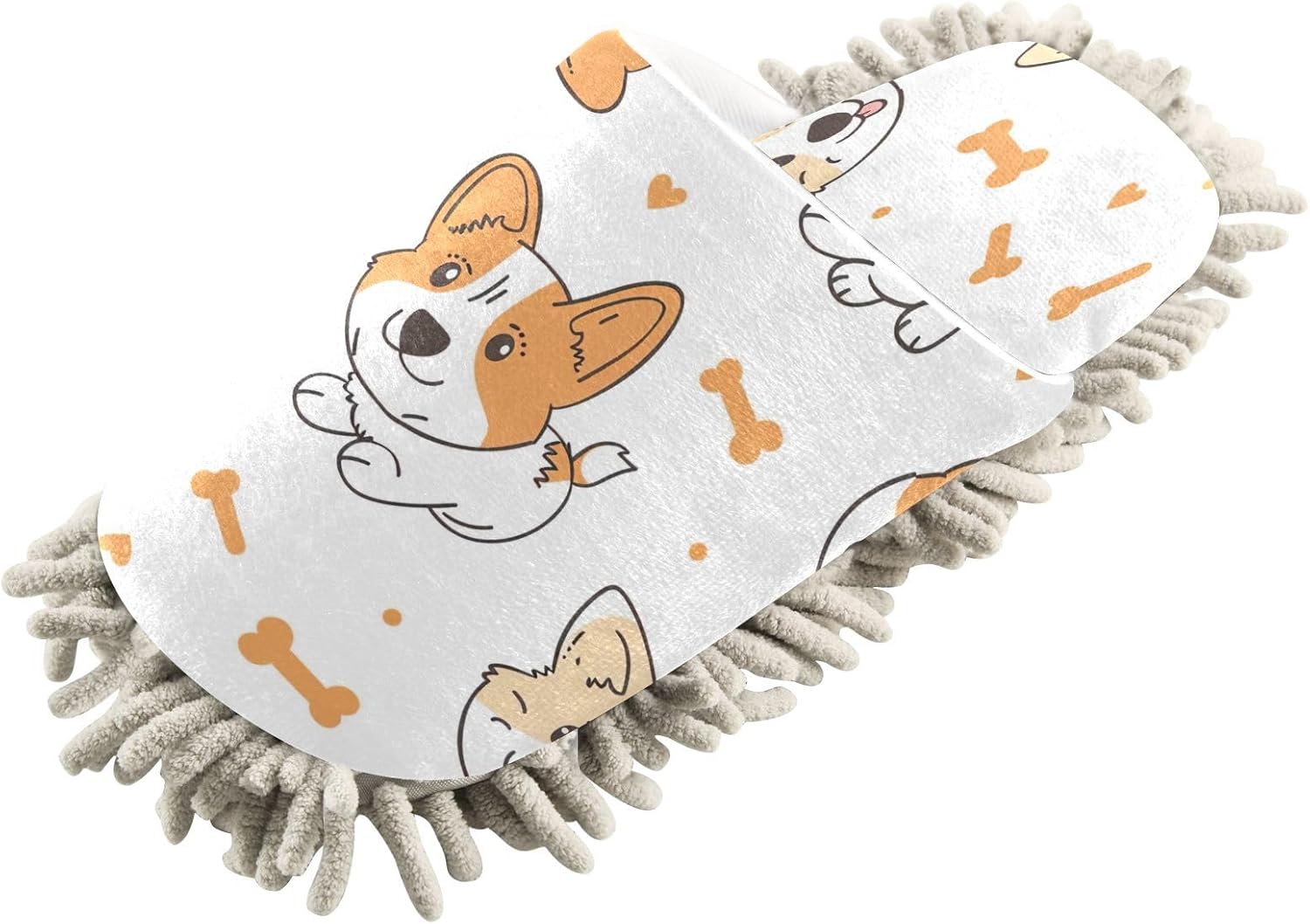 Zhirexin Cartoon Cute Dogs Cleaning Slippers