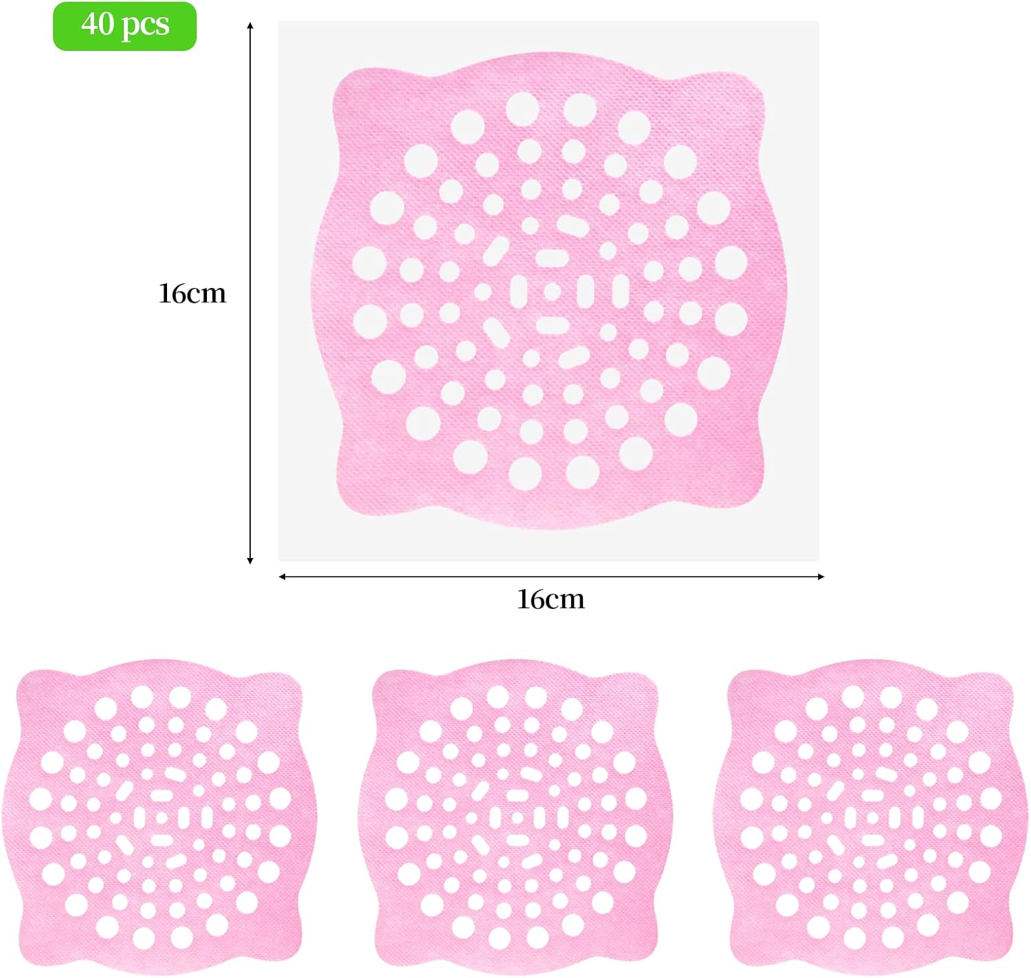 40PCS HUIKANGSHENG Disposable Hair Catcher Sticker