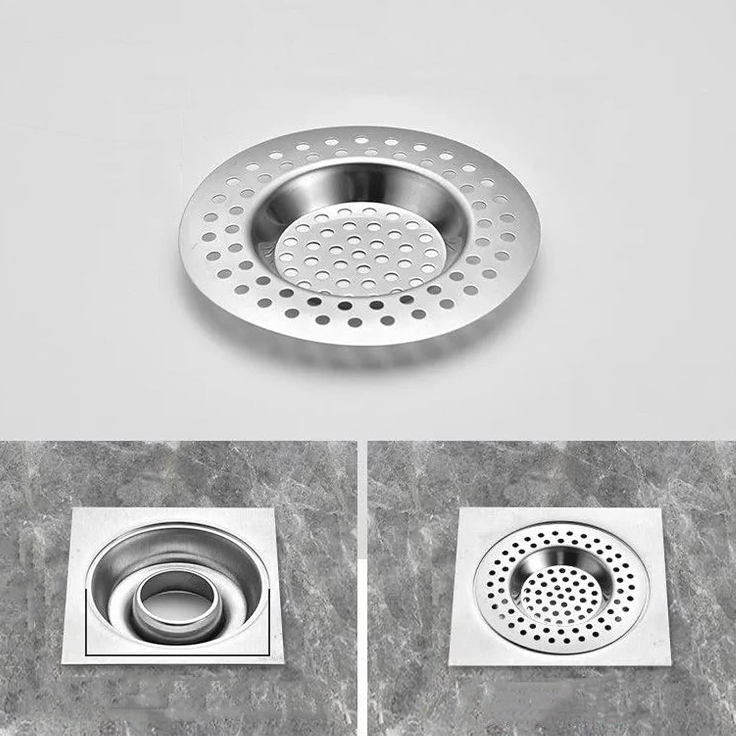 VIPERMARK 2Pcs Stainless Steel Sink Filter Plug