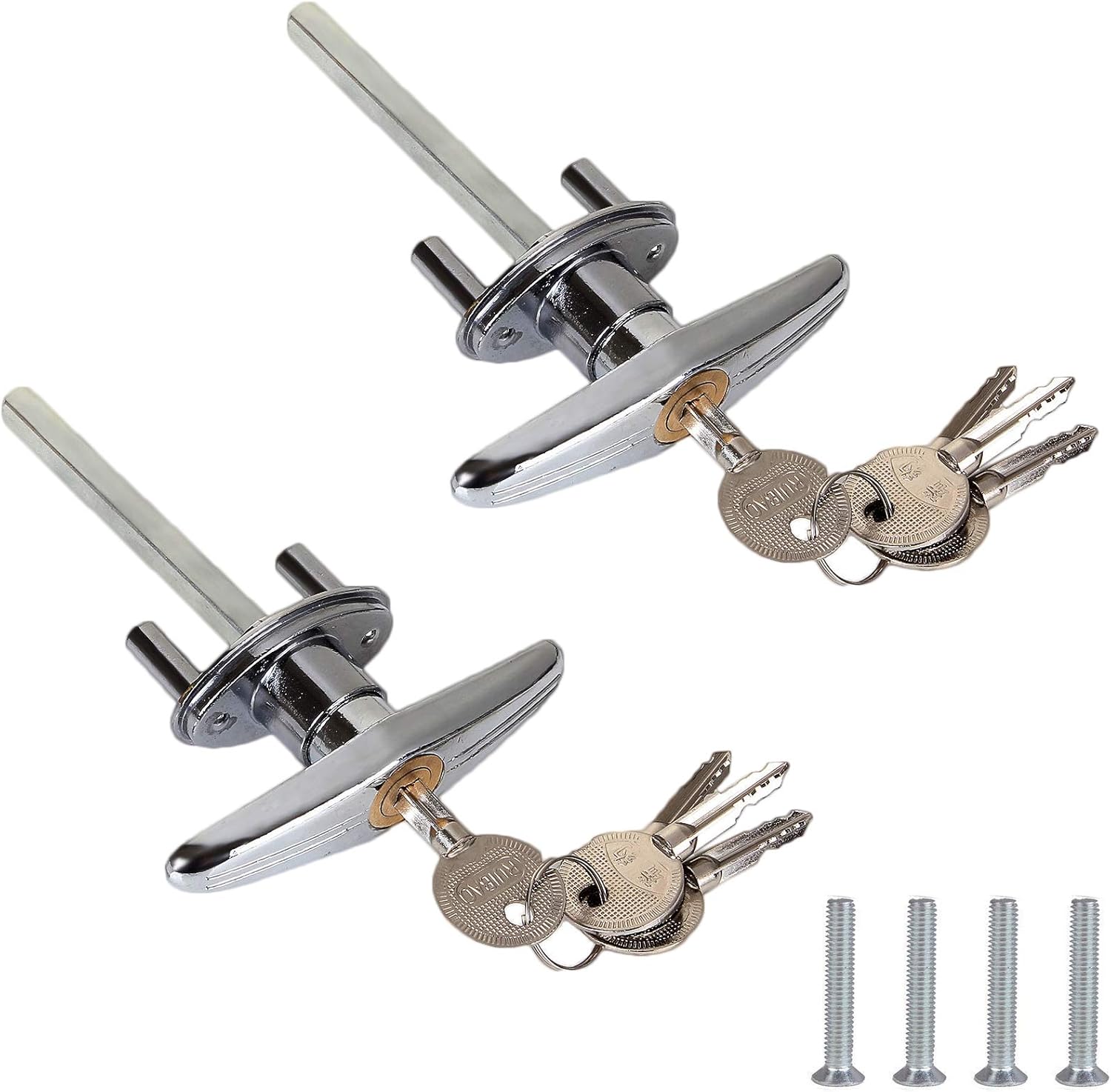 SENENQU 2 Pack Garage Door T Handle Lock 1