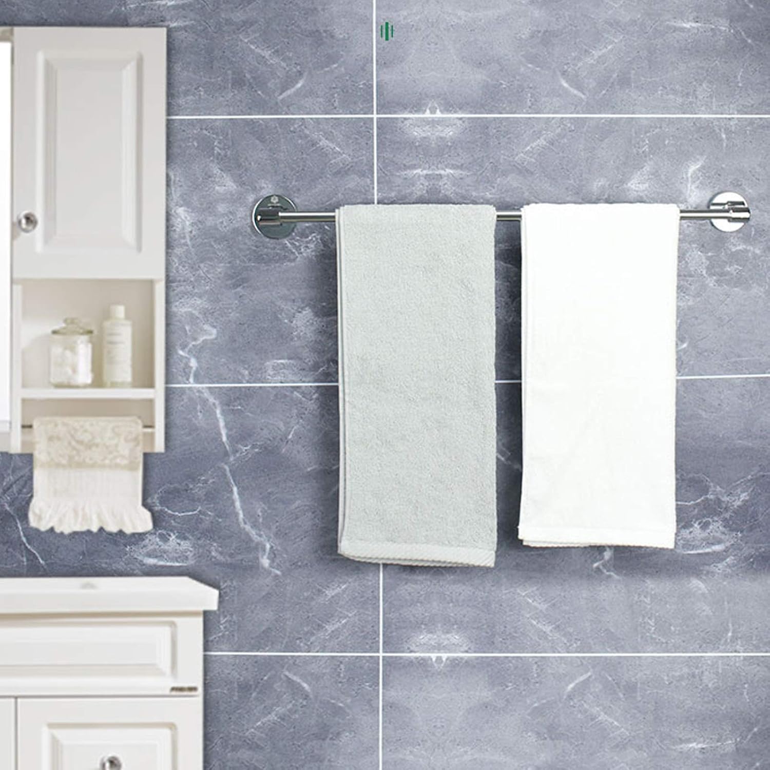 Stainless Steel Wall Mounted Towel Bar with 17 Sizes Options