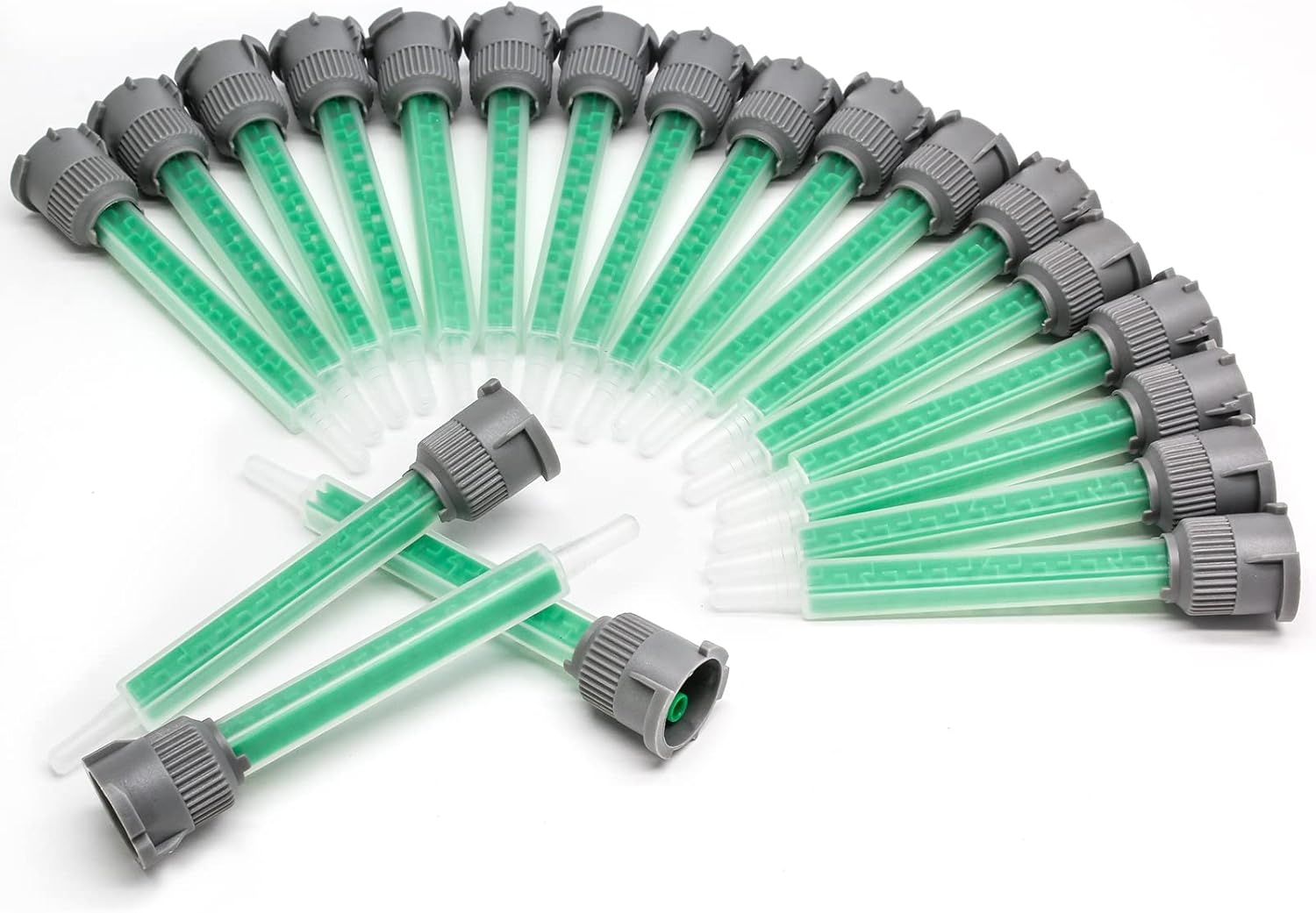 Litoexpe 20Pcs Epoxy Mixing Nozzle Tips for 50ml Cartridges