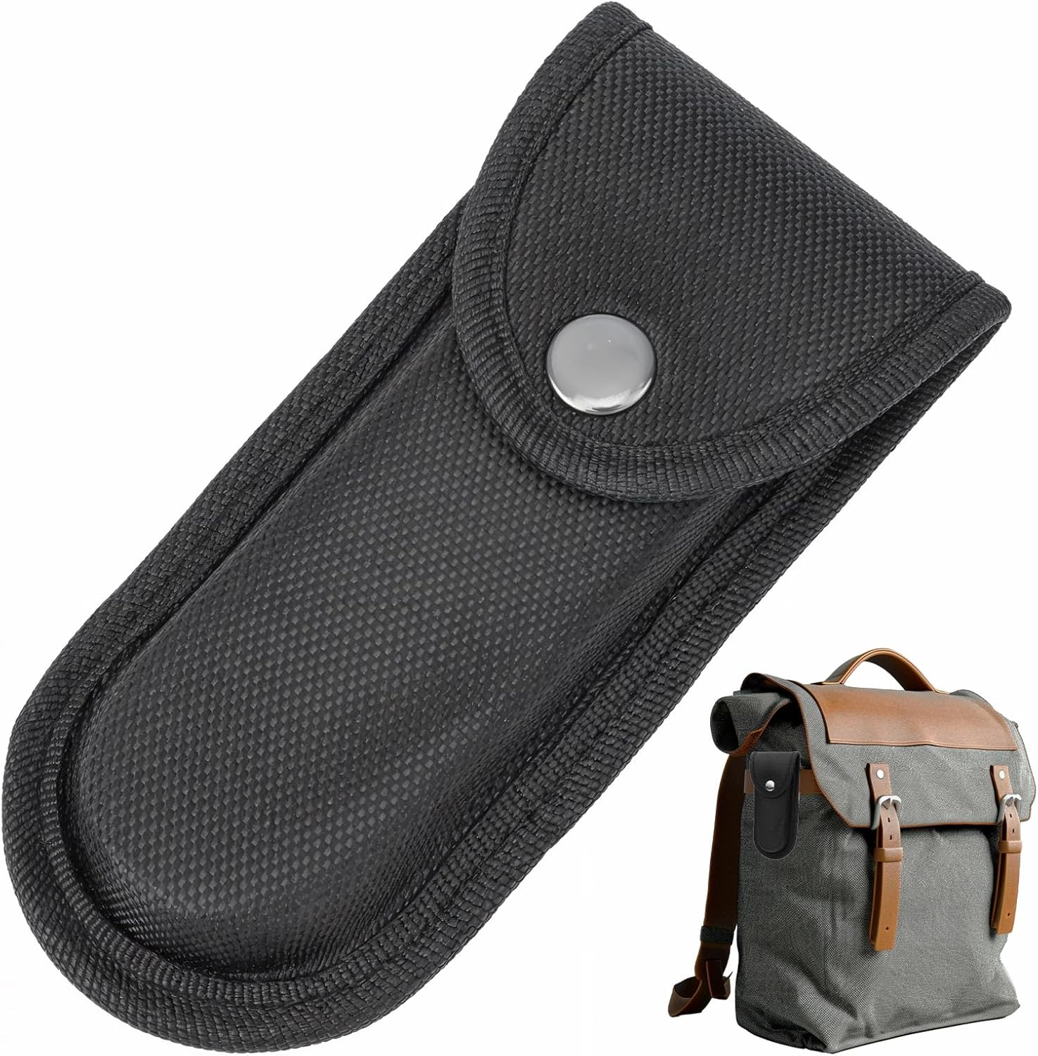 Trinkrittey Folding Knife Sheath with Snap Closure for 5-55 Multitools