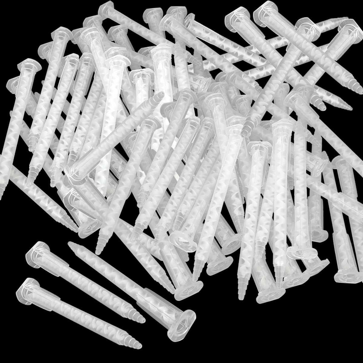 100 Pieces Epoxy Mixing Nozzle Tips for 50ml Resin Cartridges