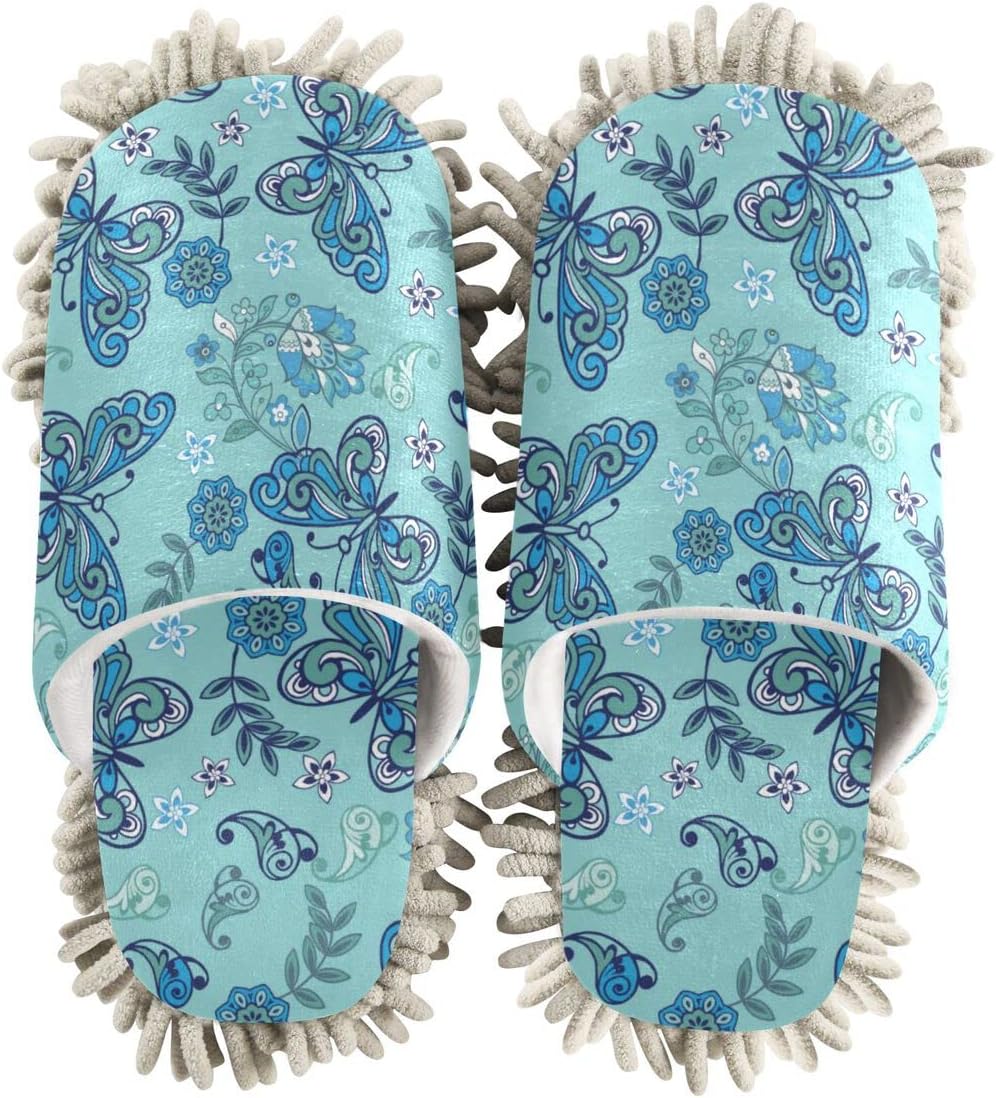 DOMIKING Microfiber Mop Slipper for Easy Cleaning