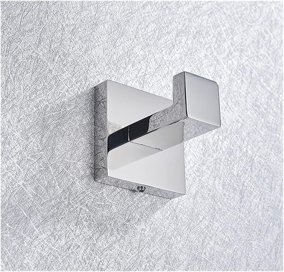 ANNBKA Chrome Towel Rail Wall Mounted Towel Holder Set 1