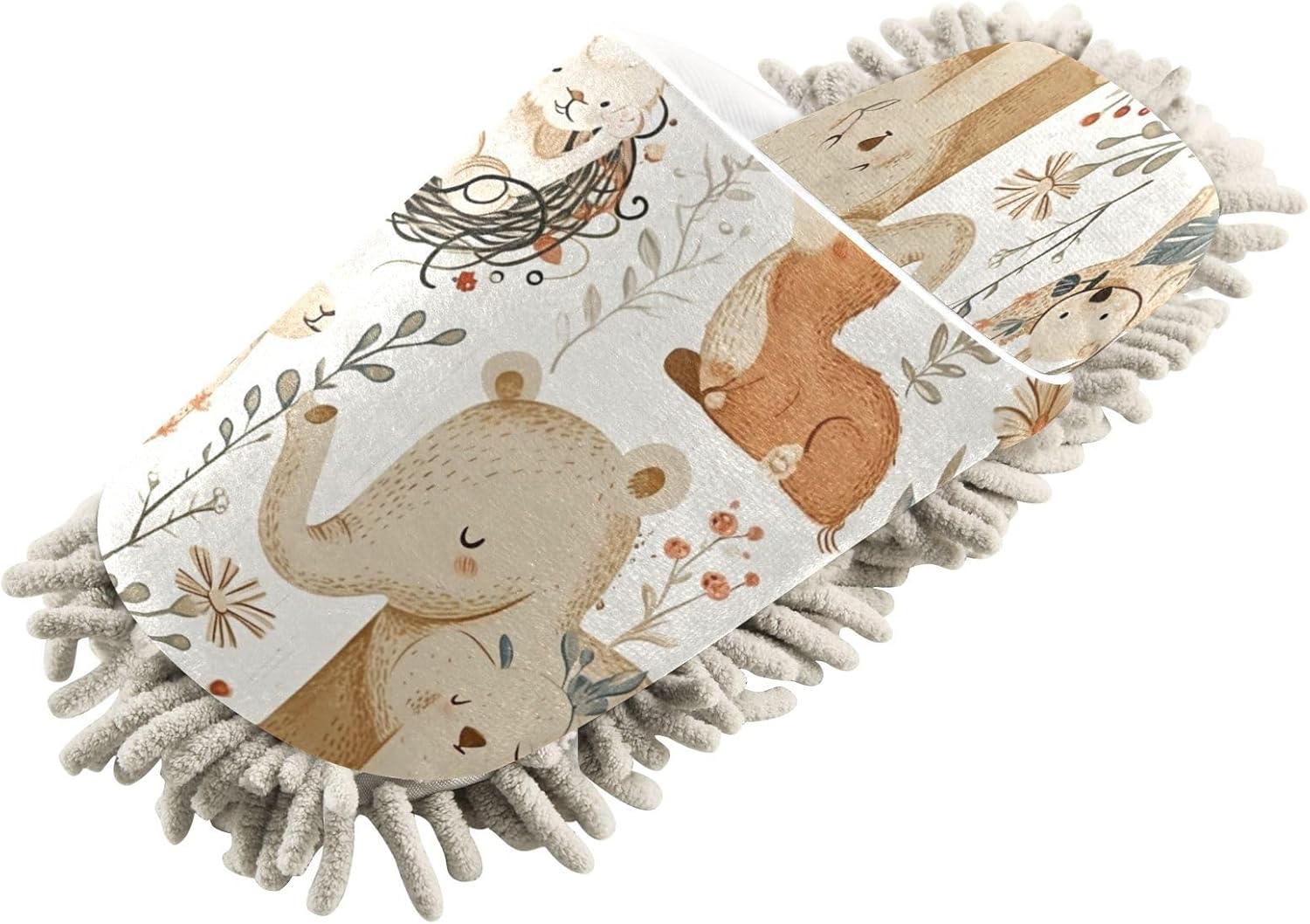 Zhirexin Cartoon Animal Cleaning Slippers