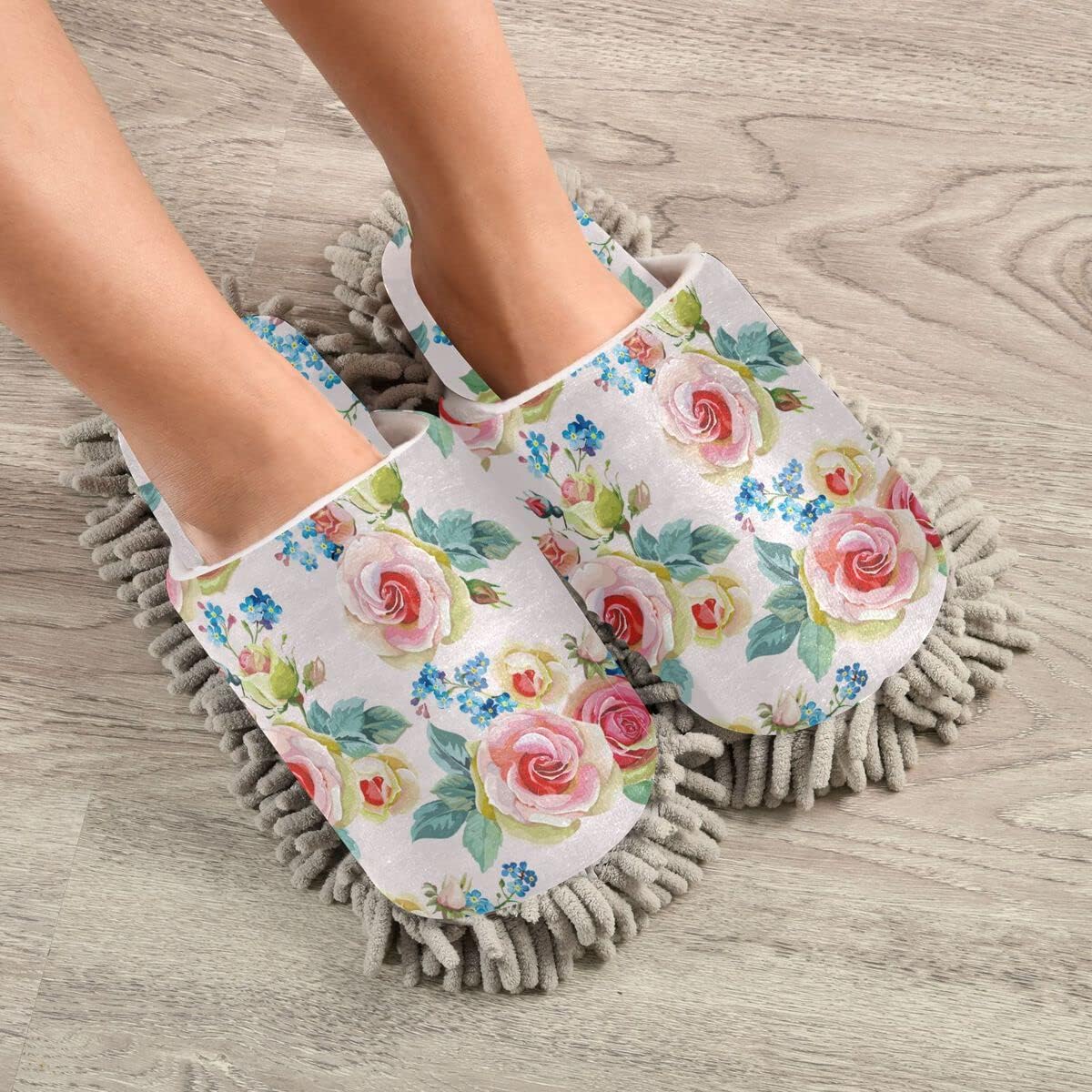DOMIKING Mop House Slippers for Floor Cleaning 1