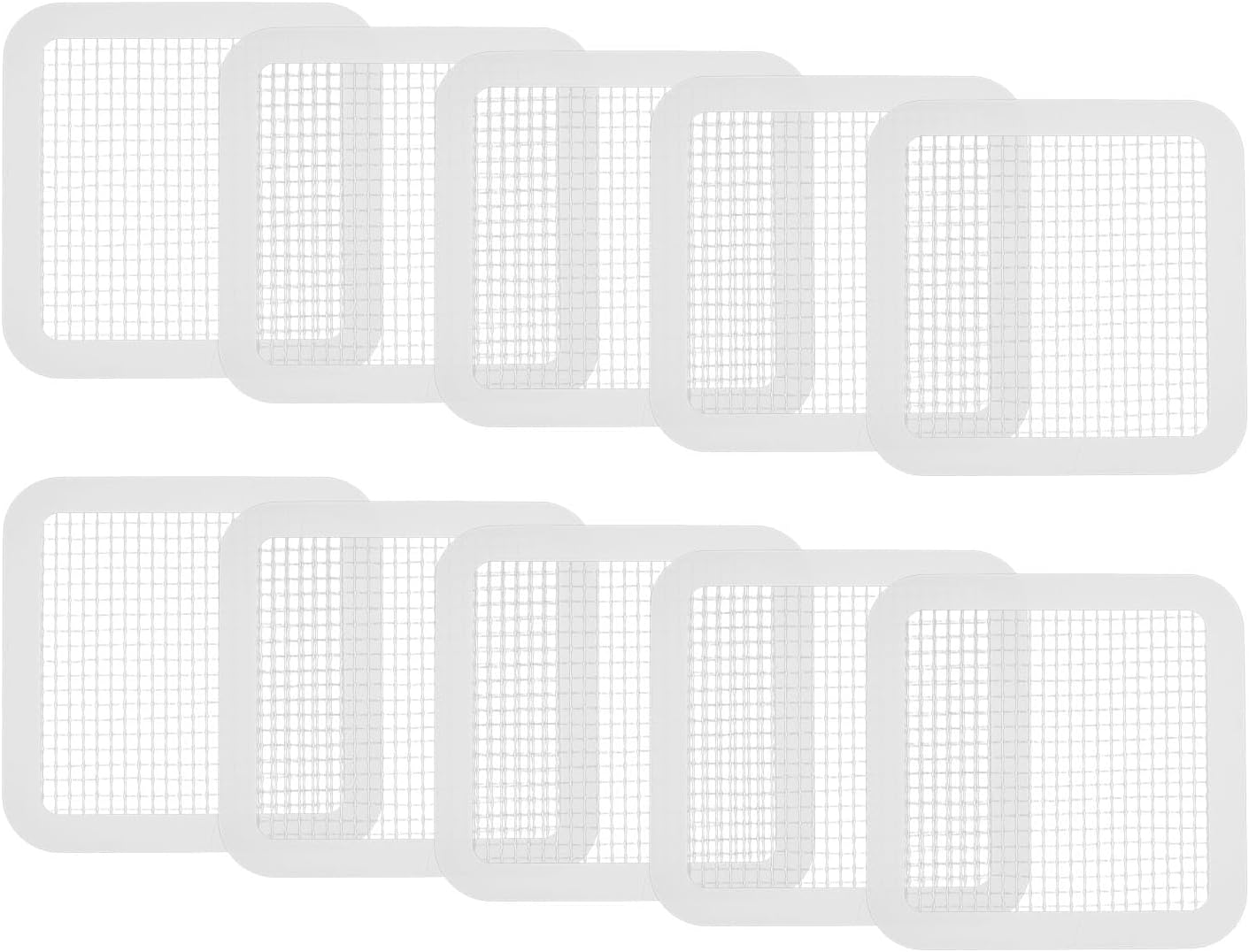 10pcs Disposable Hair Drain Cover Sticker for Kitchen and Bathroom
