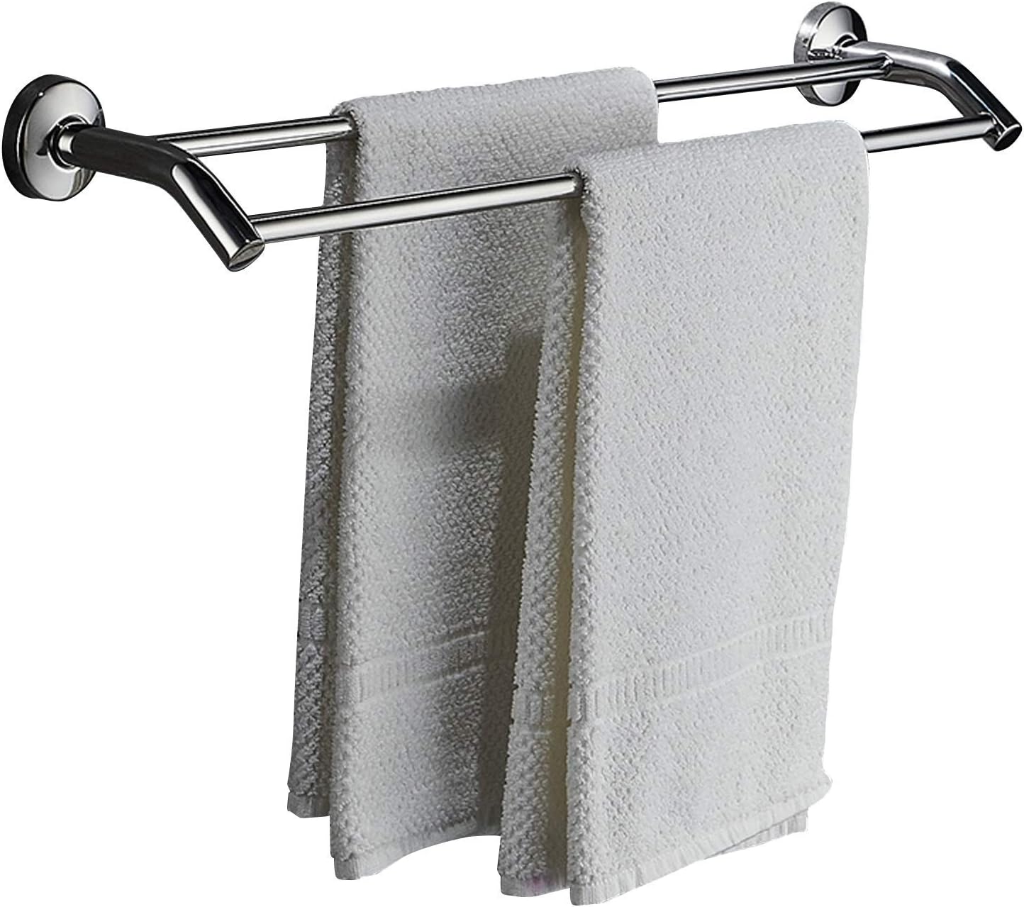 Stainless Steel Towel Rail Double Rod 30Cm Wall Mounted