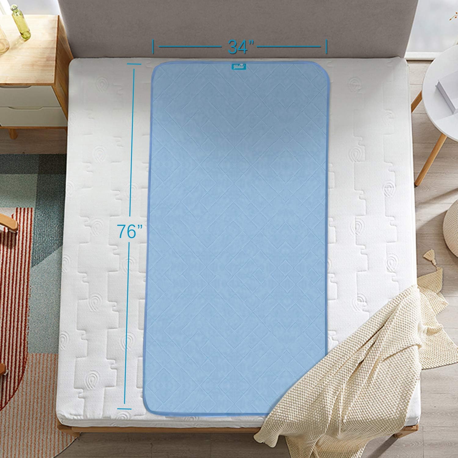 Springspirit 34 x 76 Waterproof Hospital Bed Pad