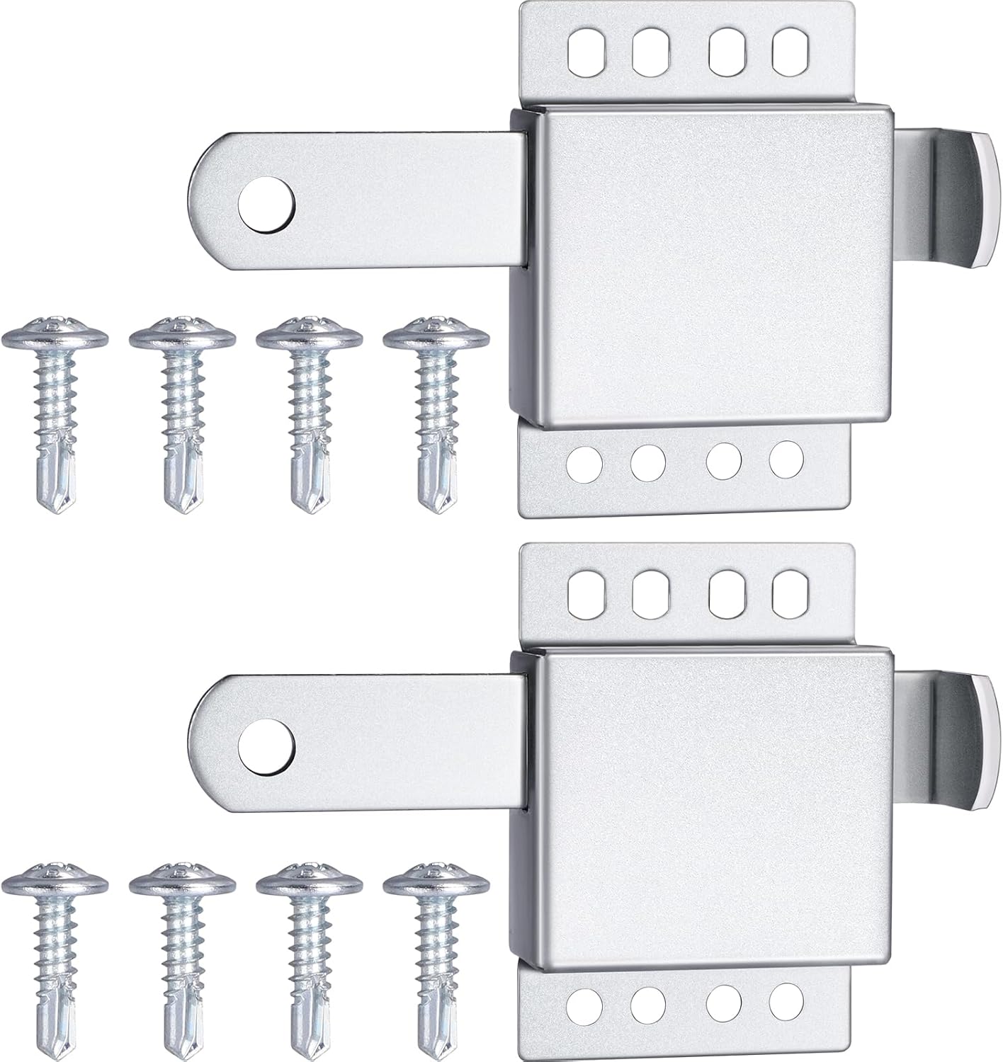 SIHAI Garage Door Slide Latch 2-Pack Heavy Duty Lock