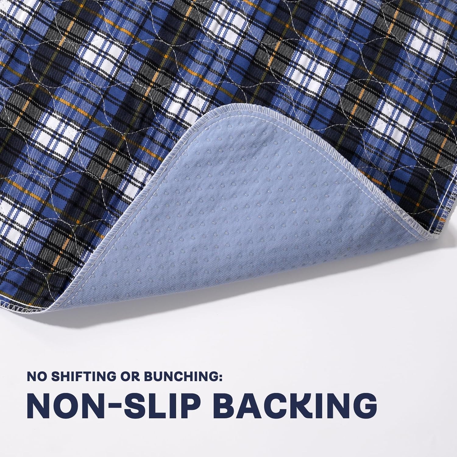 Brosive Non-Slip Washable Bed Pads for Incontinence 2 Pack
