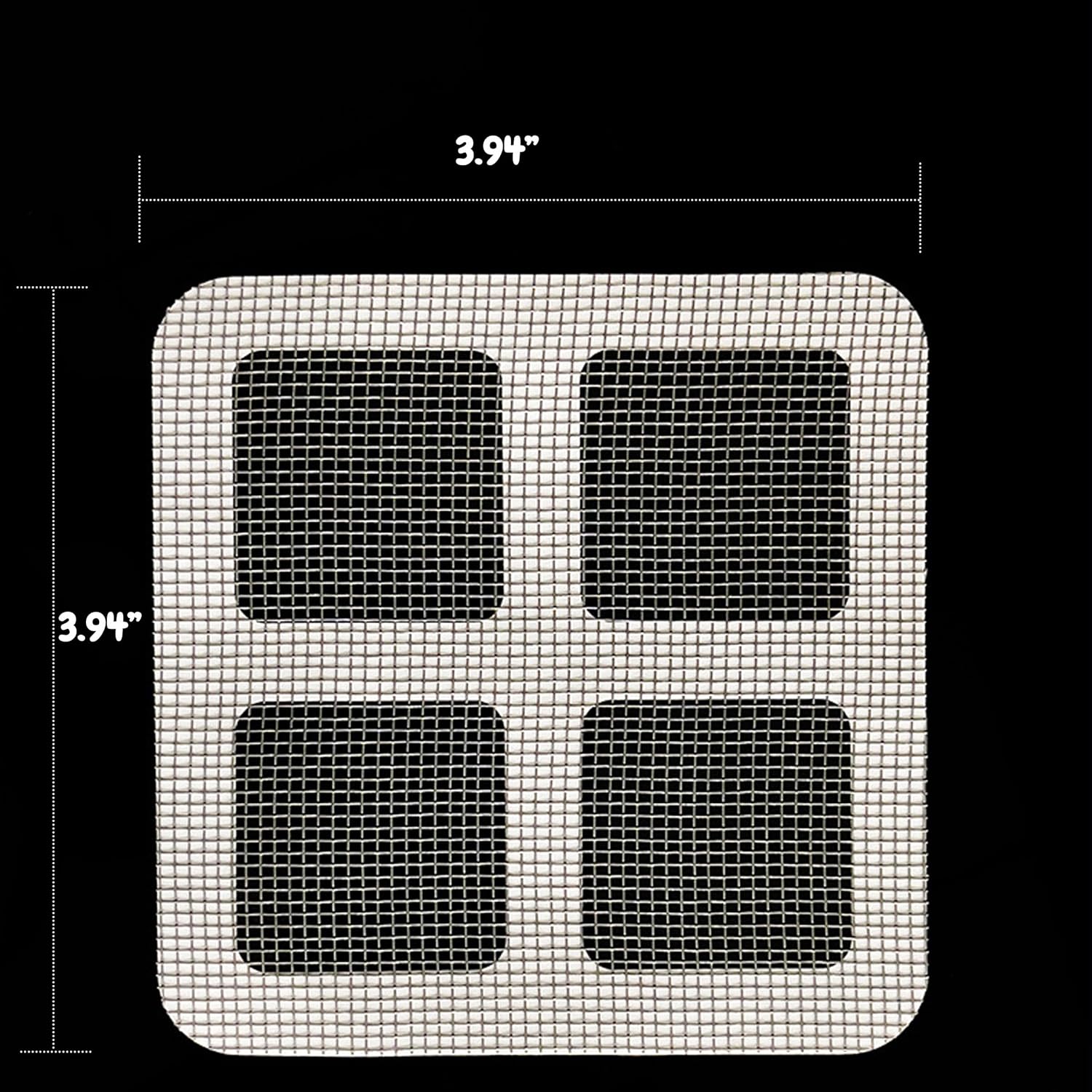 25pcs 4 X 4 Disposable Shower Drain Cover