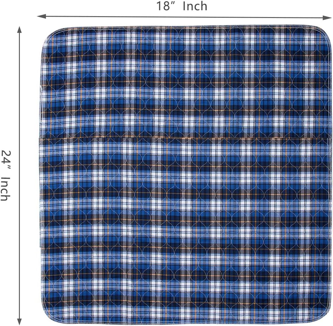 Brosive Non-Slip Incontinence Bed Pads 3 Pack 18 x 24