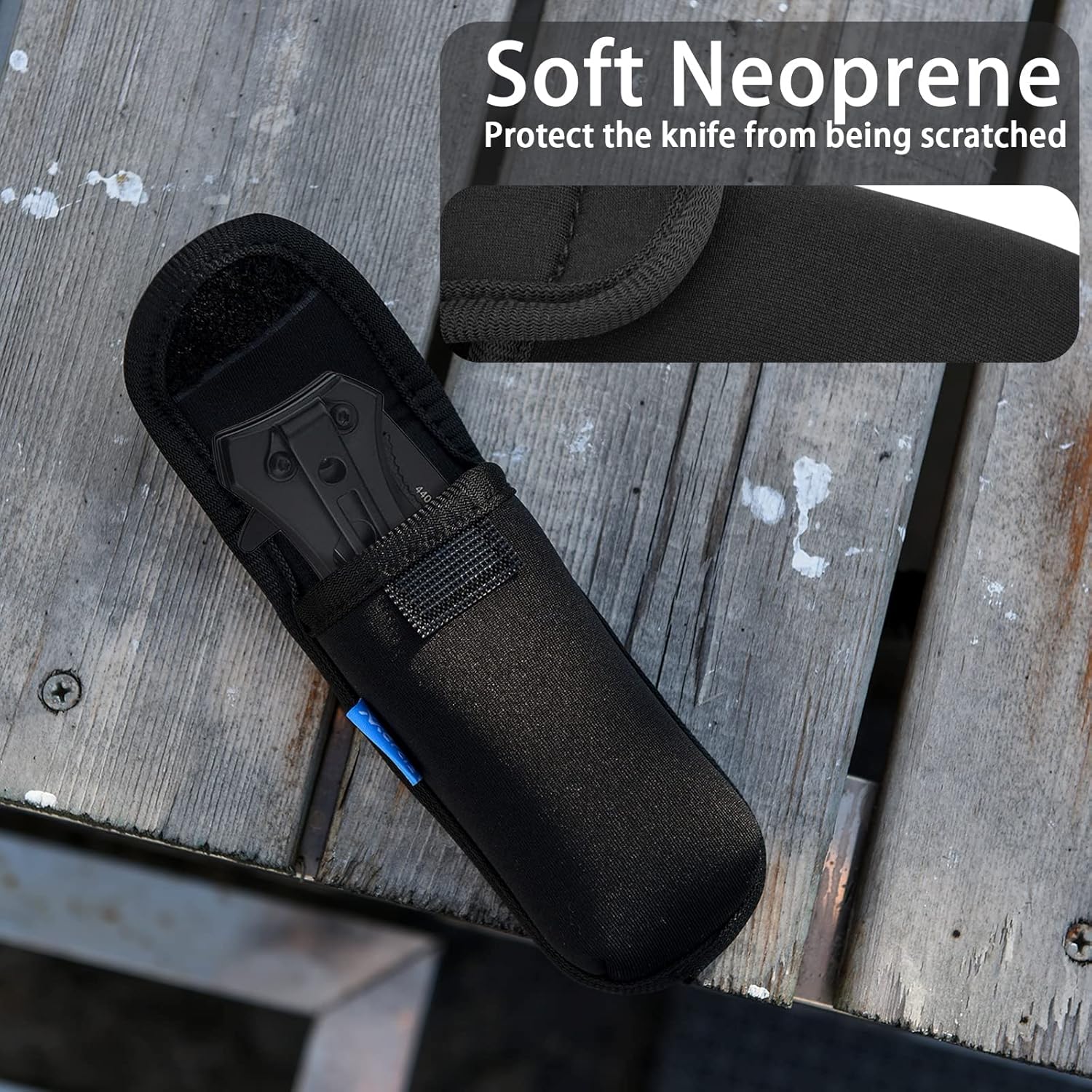 Xxerciz 4 Inch Pocket Knife Sheath with Carabiner