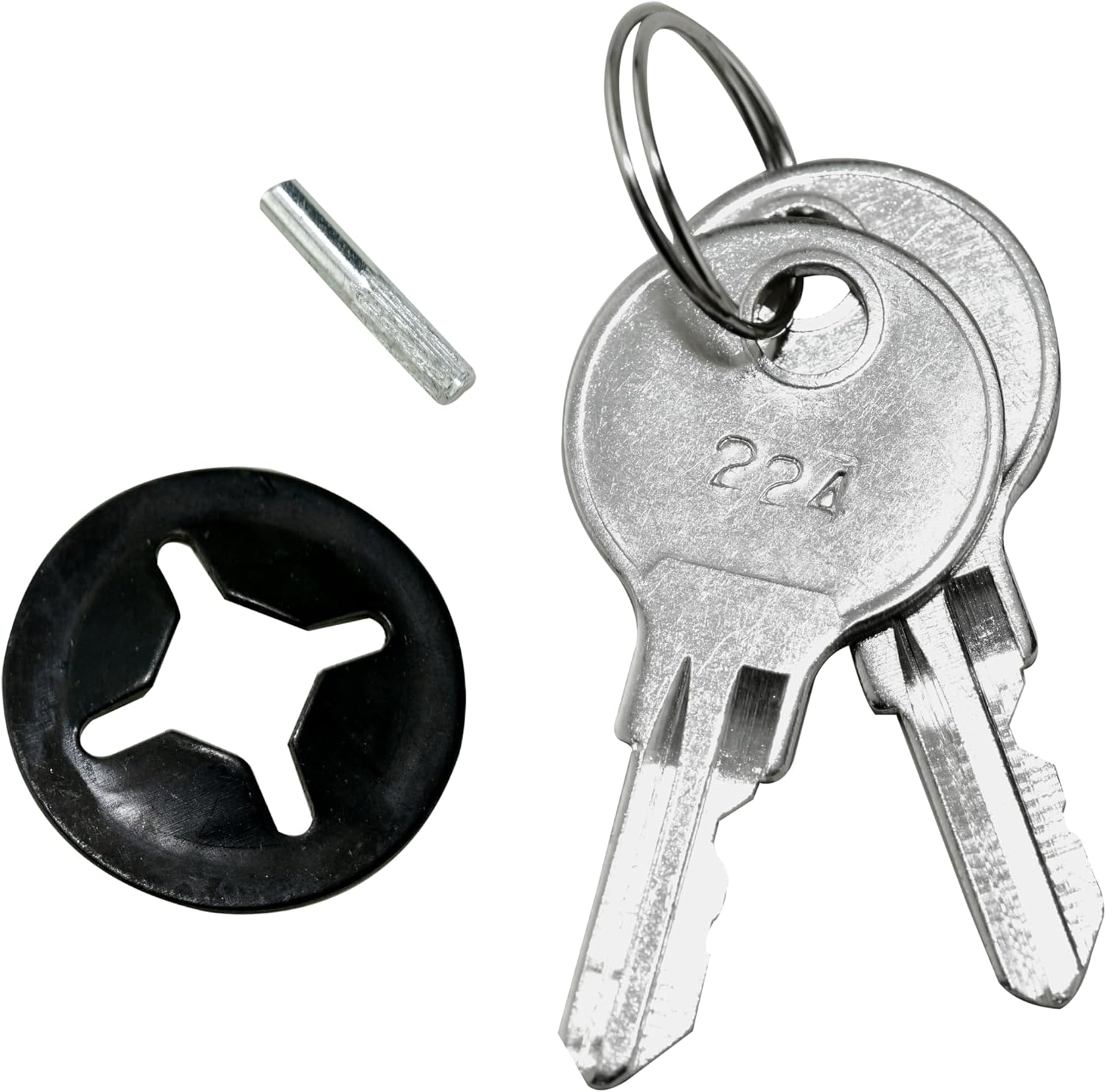 Garage Door T Handle Lock - Keyed