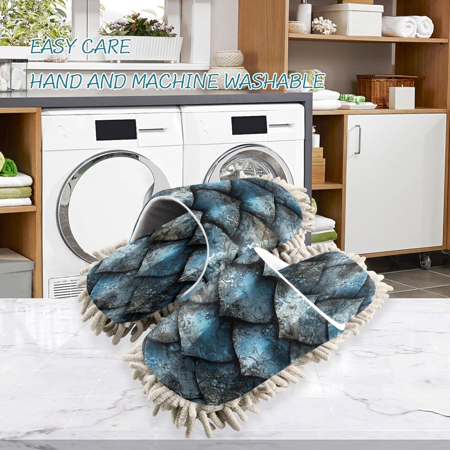 Zhirexin Snake Texture Mopping Slippers